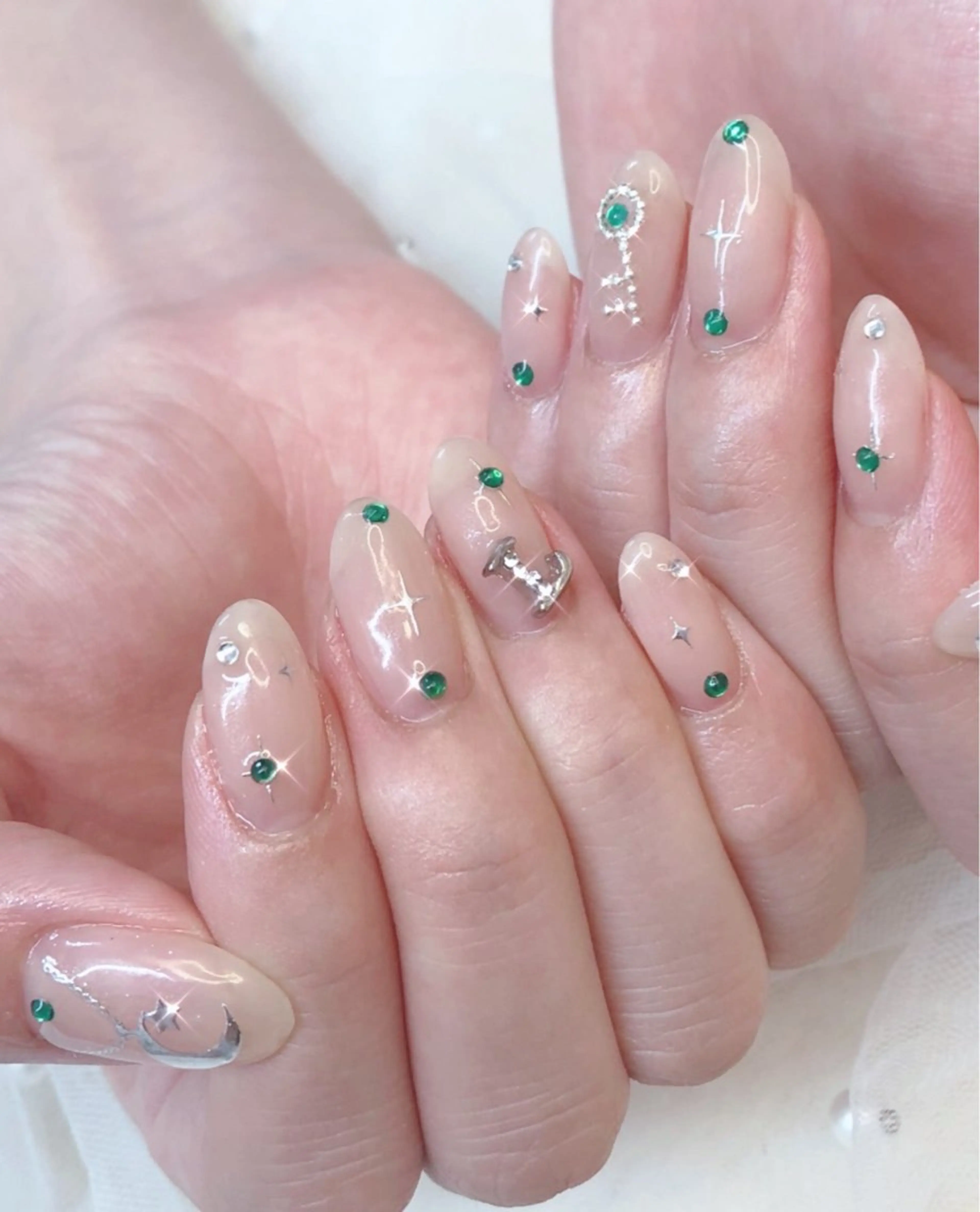 ネイル べっ甲ネイル フットネイル ゴールド マグネットネイル ミラーネイル 大門浜松町 ネイルのネイルデザイン