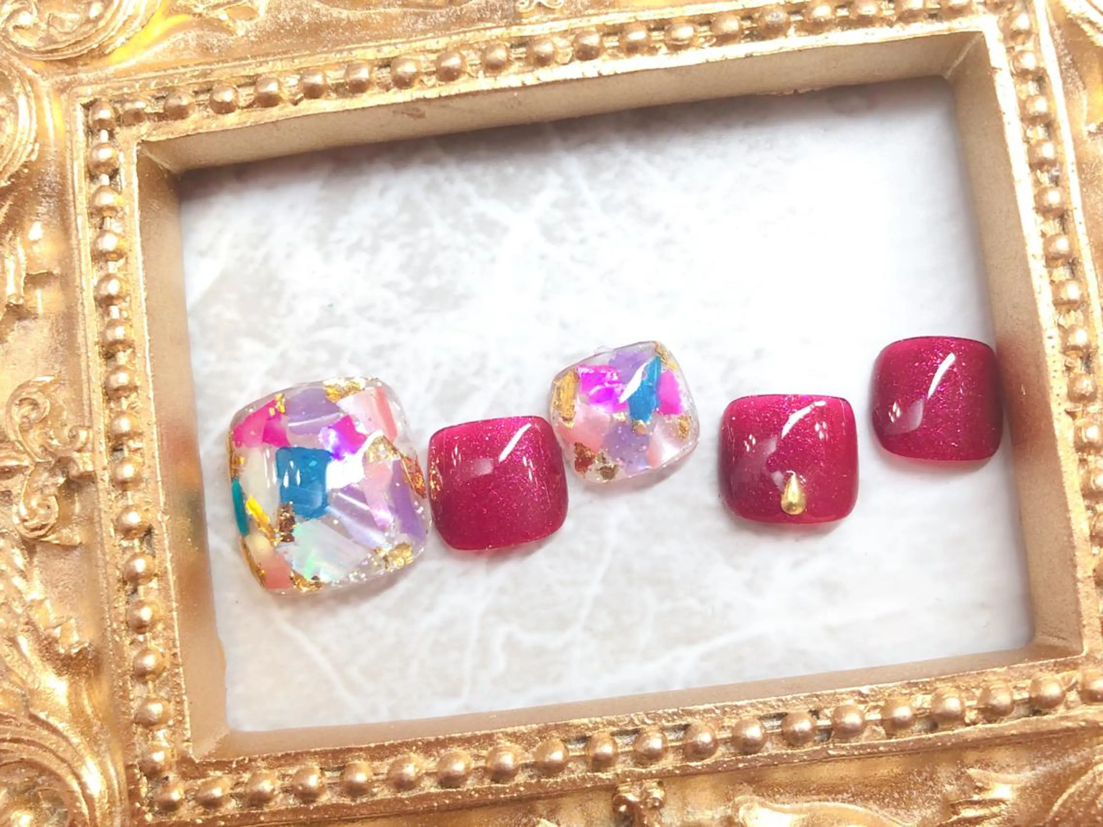 ネイル マジック ミラーのネイルデザイン