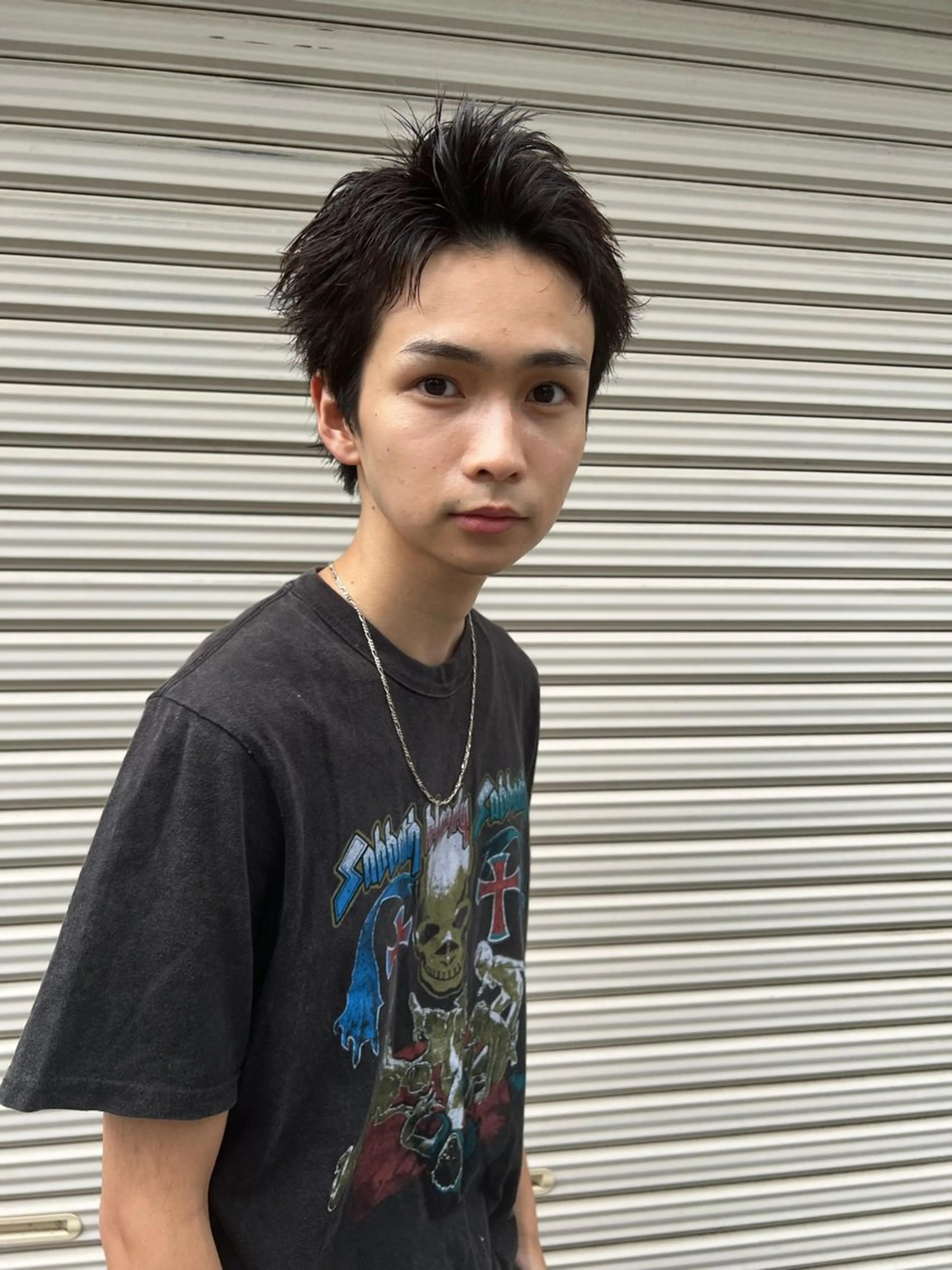 ショート メンズ 與座 小遥のヘアスタイル