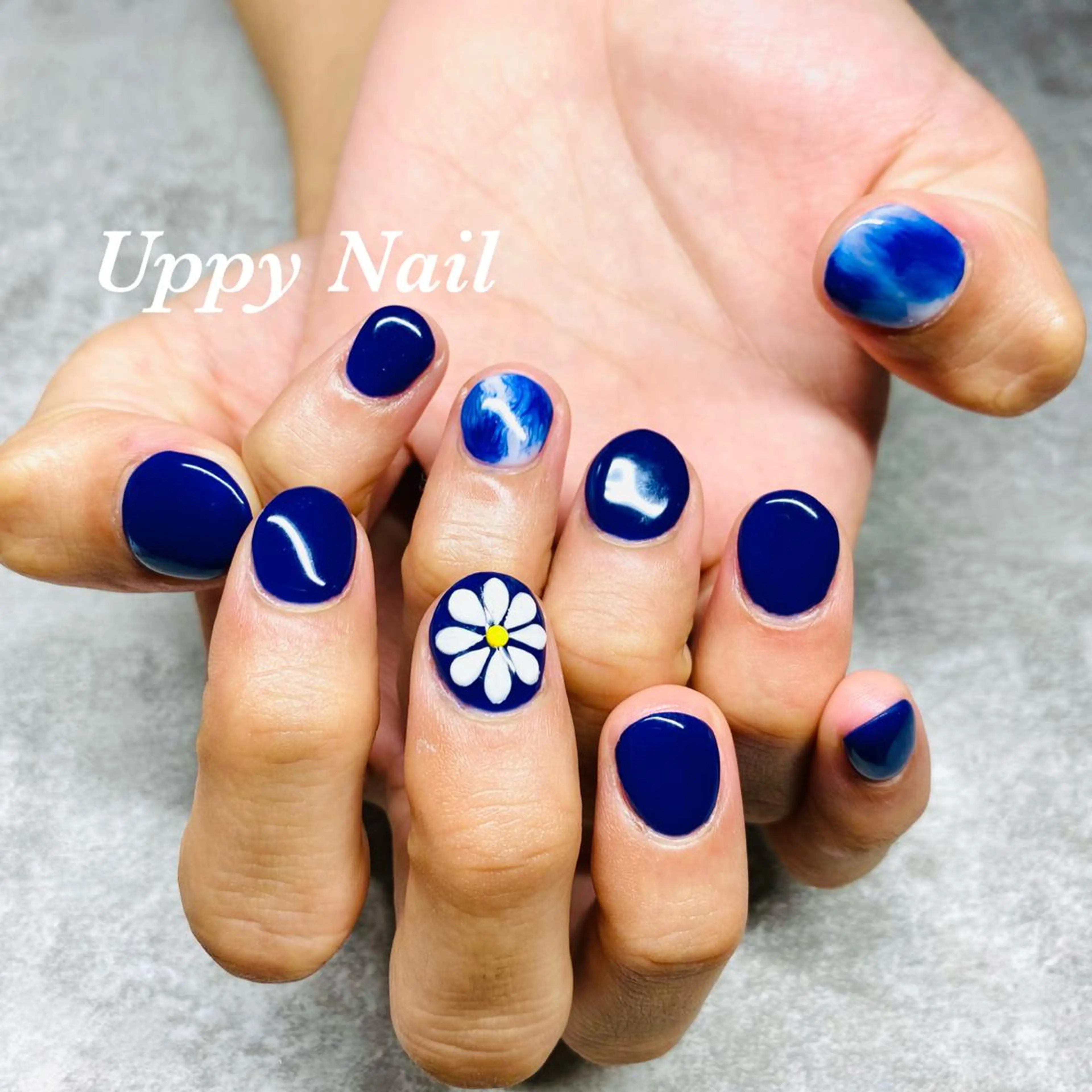 ネイル フラワーネイル メンズネイル ニュアンスネイル ぷっくりネイル ハンドネイル Uppy Nail ukyoのネイルデザイン