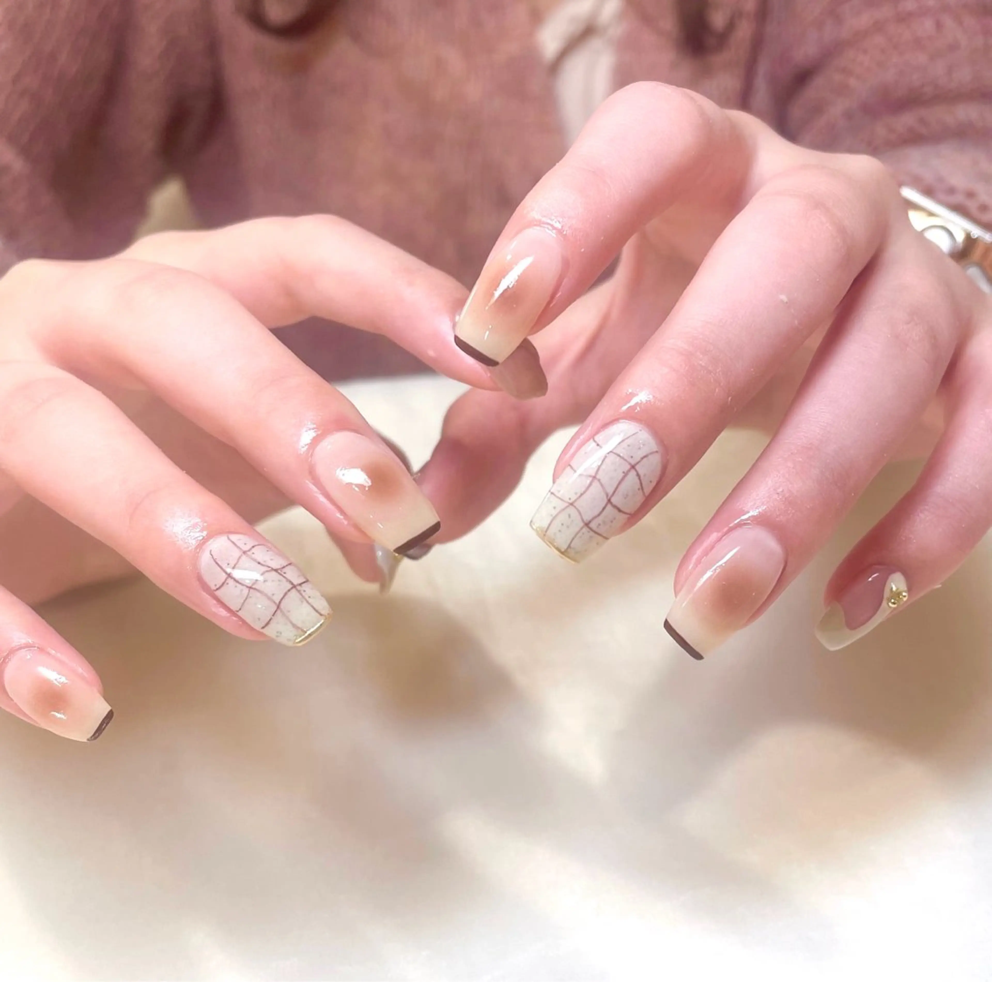 ネイル ハンドネイル 新井 ひなののネイルデザイン