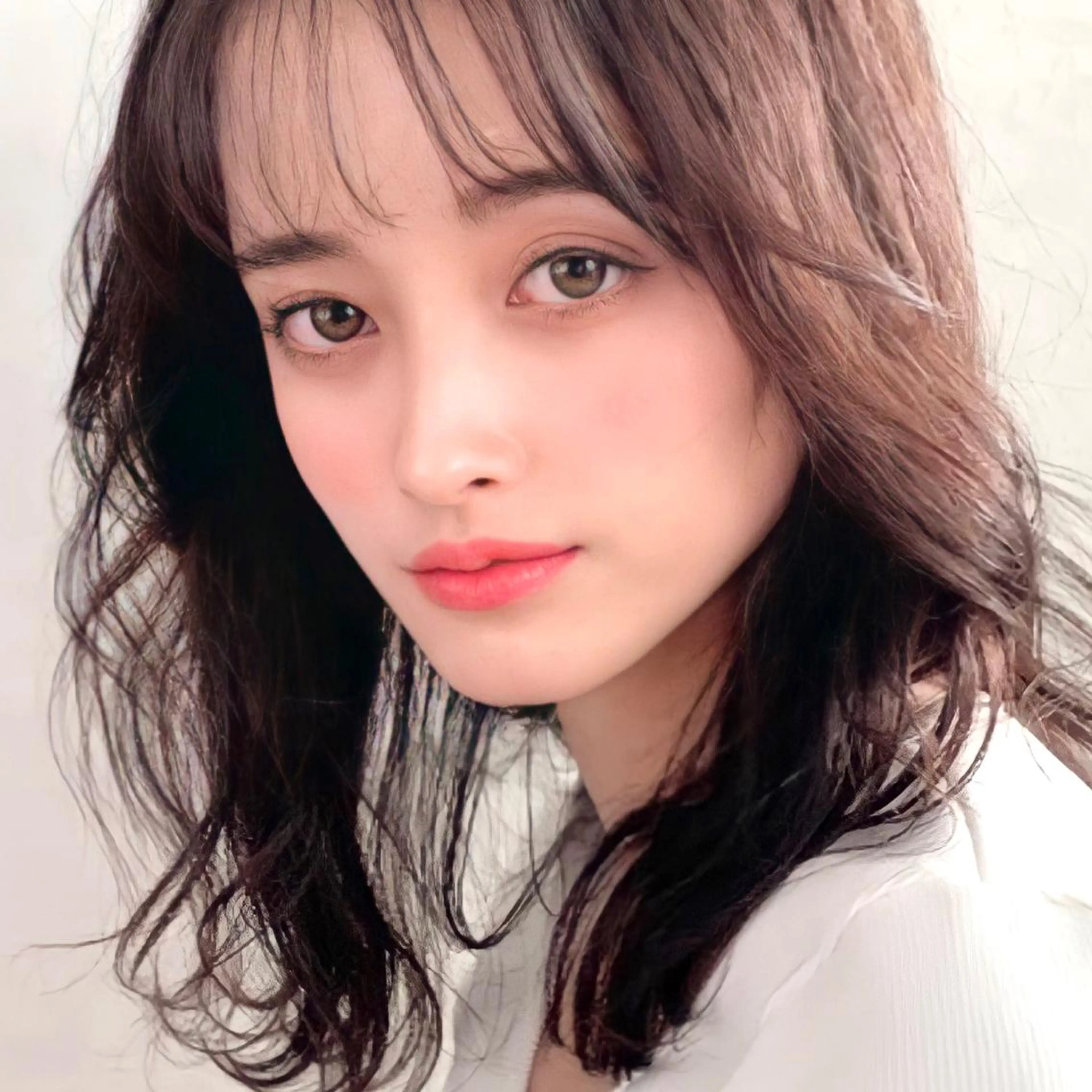 セミロング カラー パーマ JYUNESU銀座店所属・韓国ヘア🇰🇷🎀 YURIAのヘアスタイル