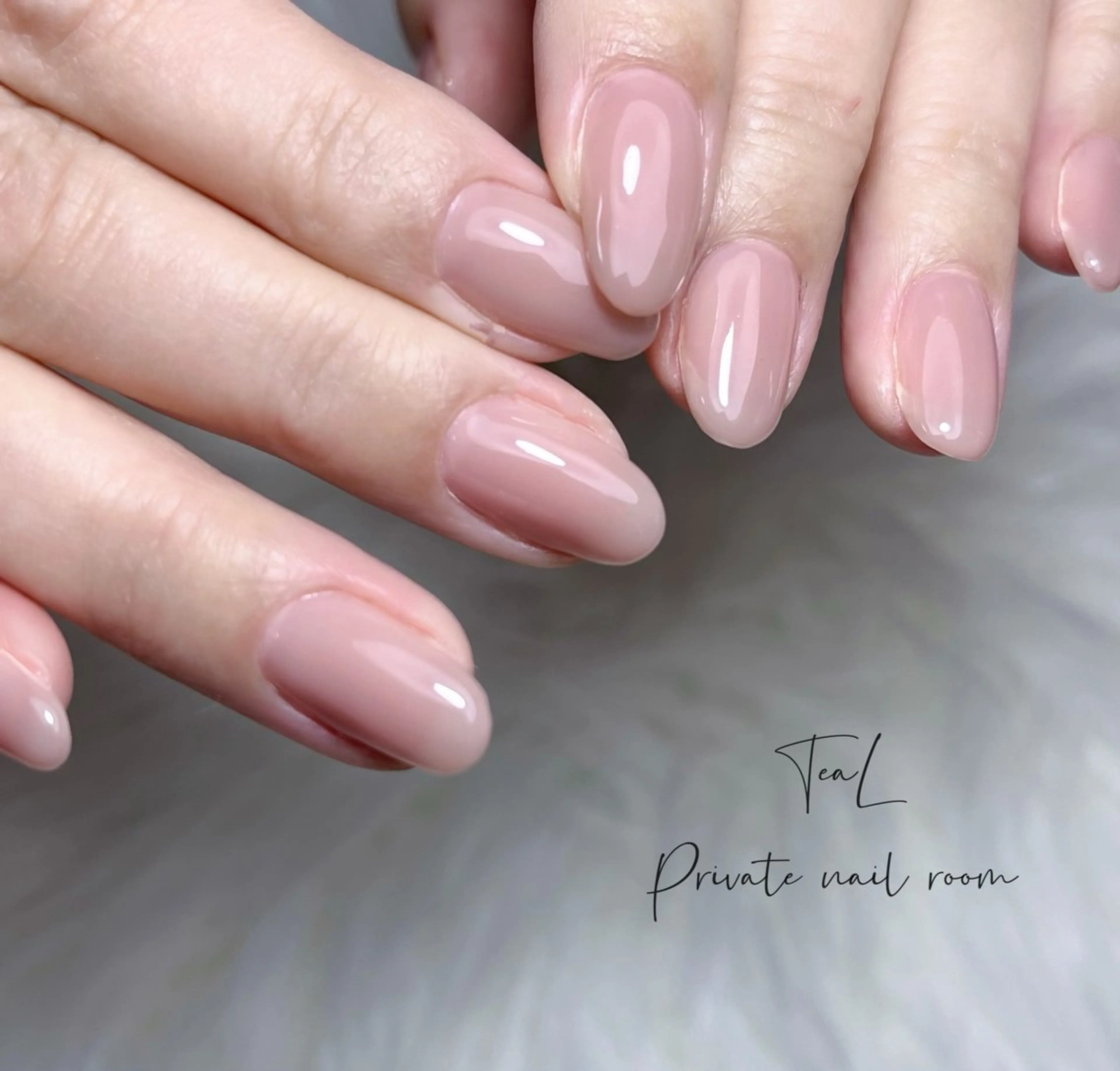 ネイル ワンカラーネイル シンプルネイル TeaL nailのネイルデザイン