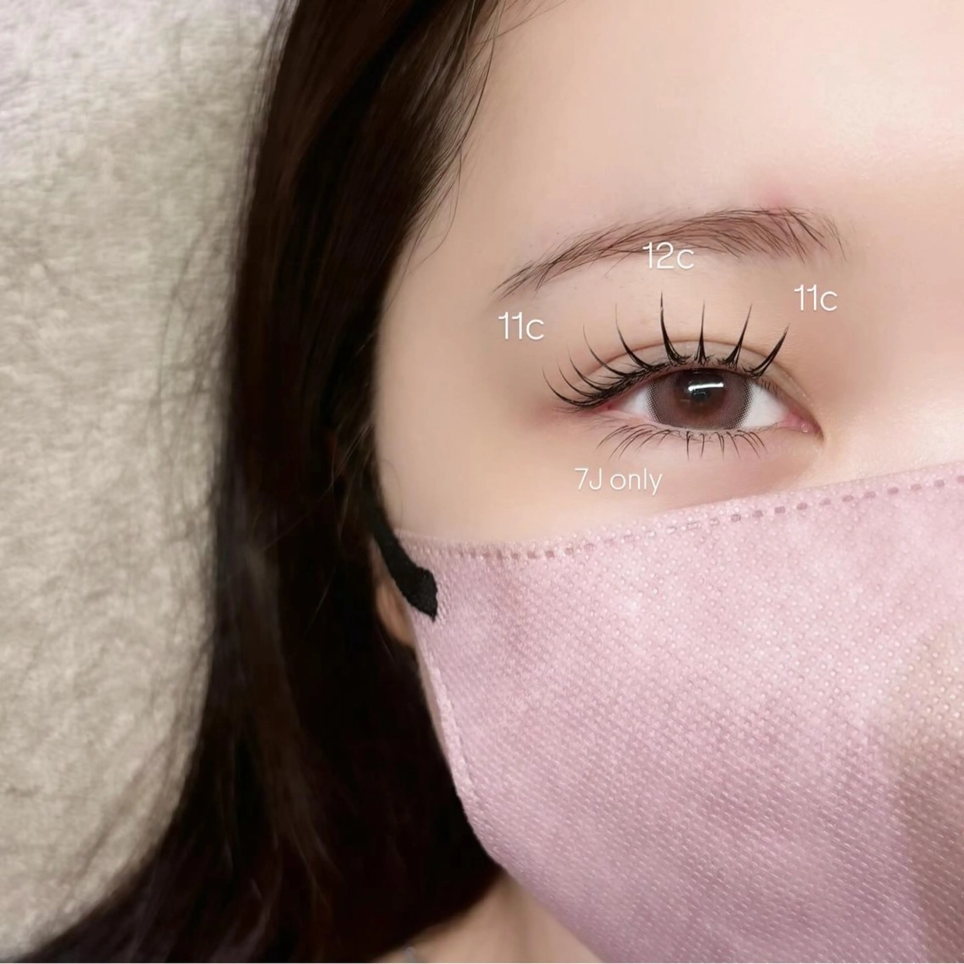 マツエク・マツパ 下まつげエクステ マツエク 心斎橋🤍韓国.美眉 パリジェンヌ R..のマツエク・マツパデザイン