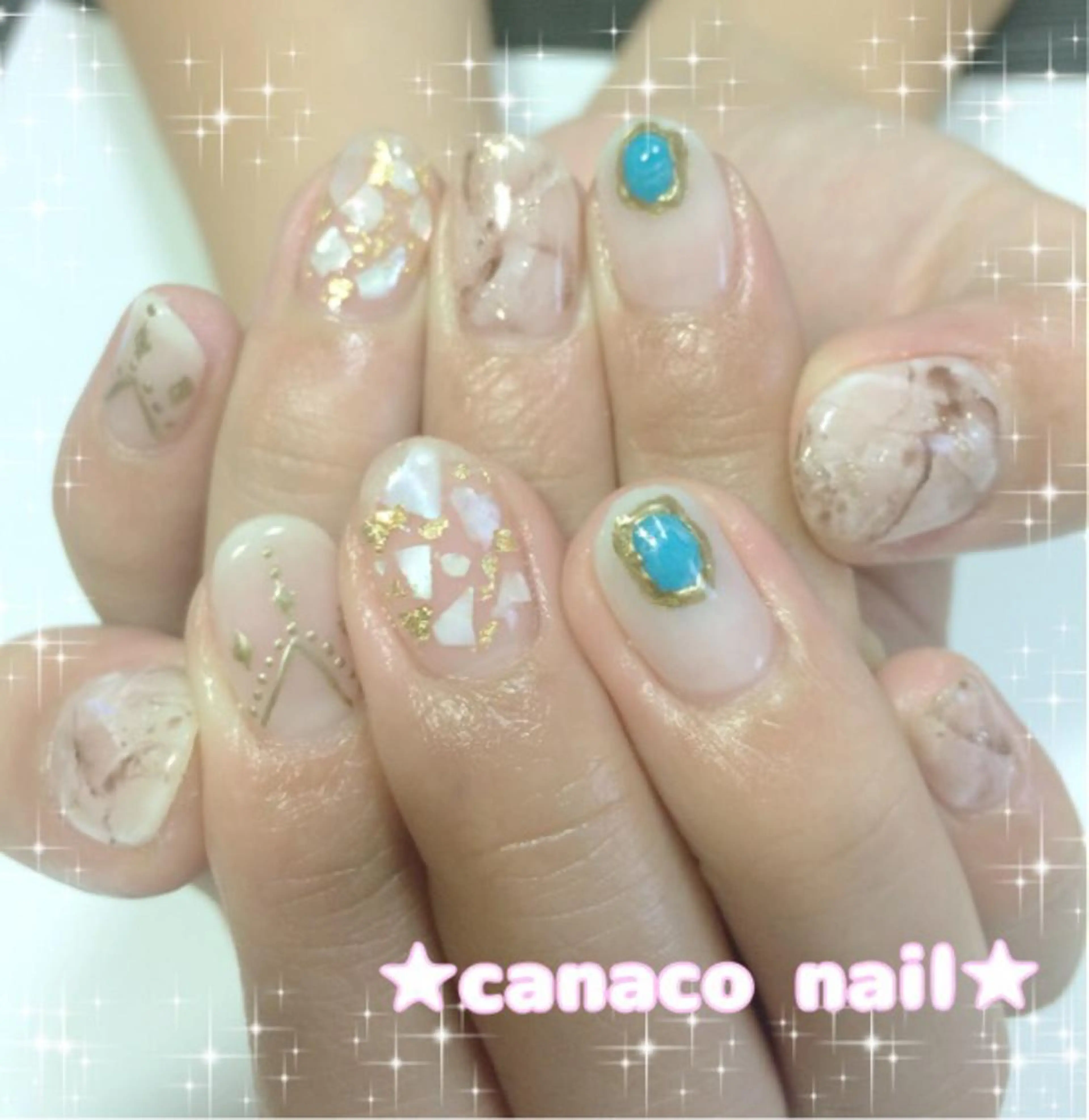 ネイル アートネイル ハンドネイル ハンドケア ベテランネイル cnc  nailのネイルデザイン