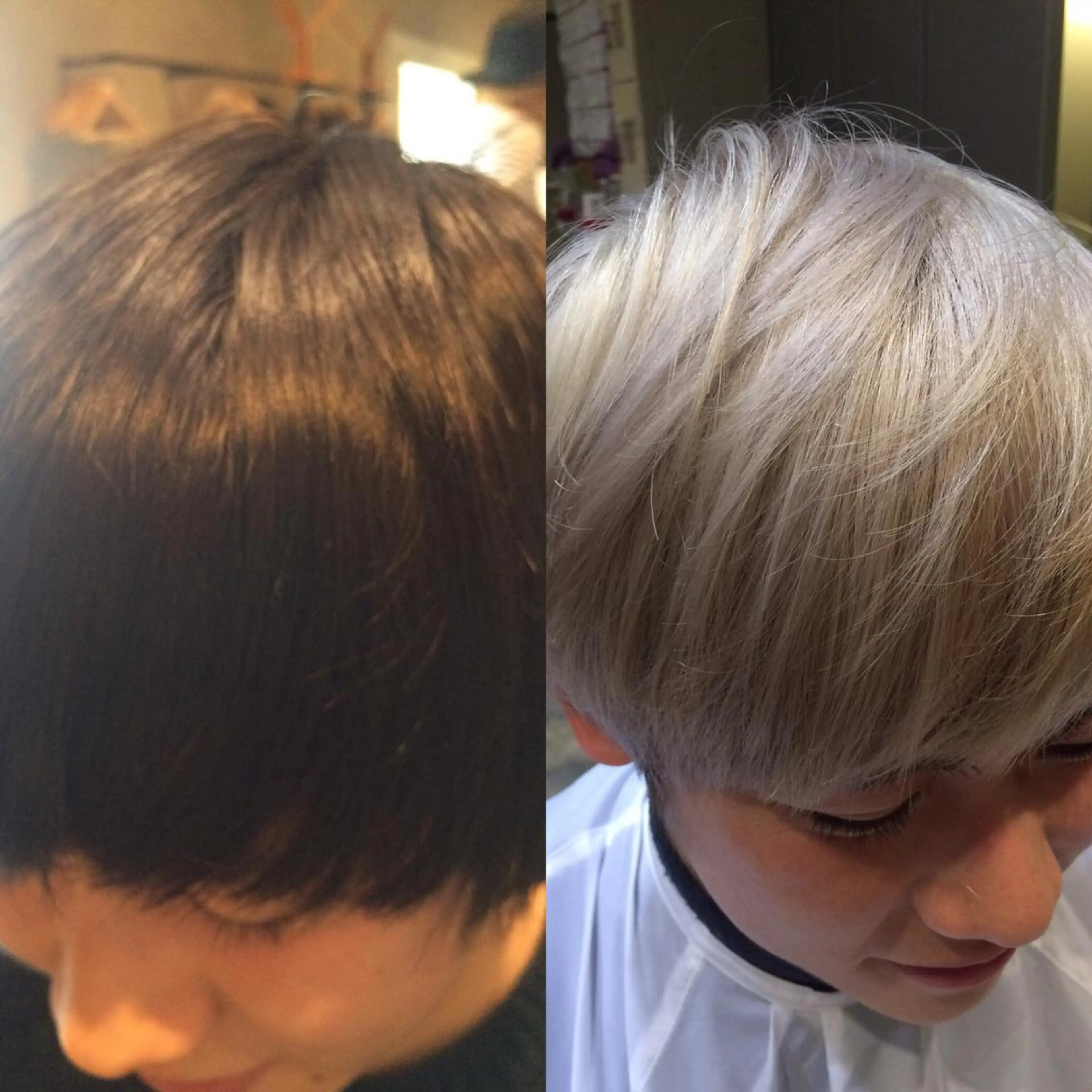 ショート カラー メンズ シルバー 今泉 直裕ショートボブの匠のヘアスタイル