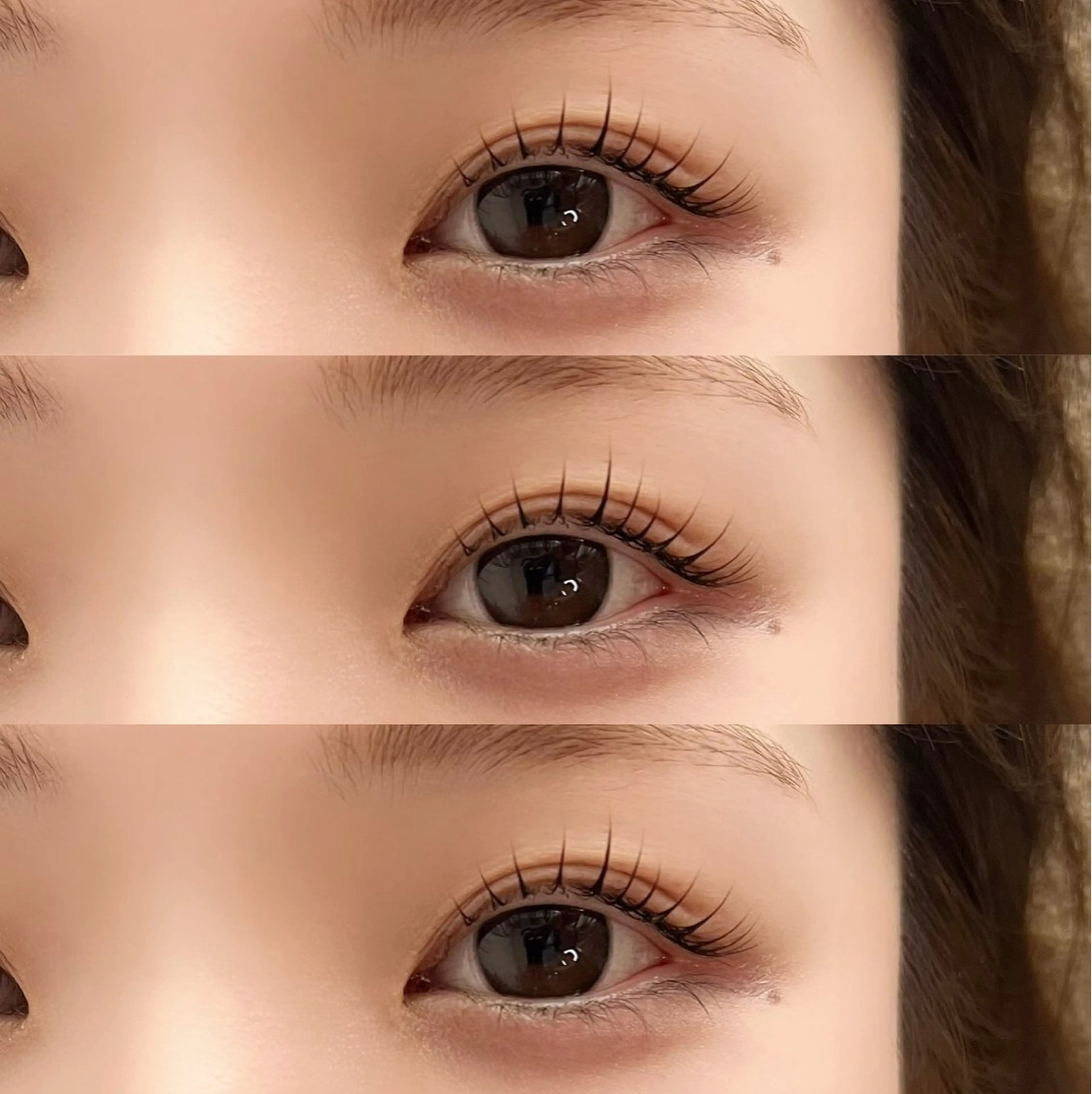 マツエク・マツパ 韓国風マツエク 一重×まつ毛パーマ マツパ 新垣 美穂のマツエク・マツパデザイン