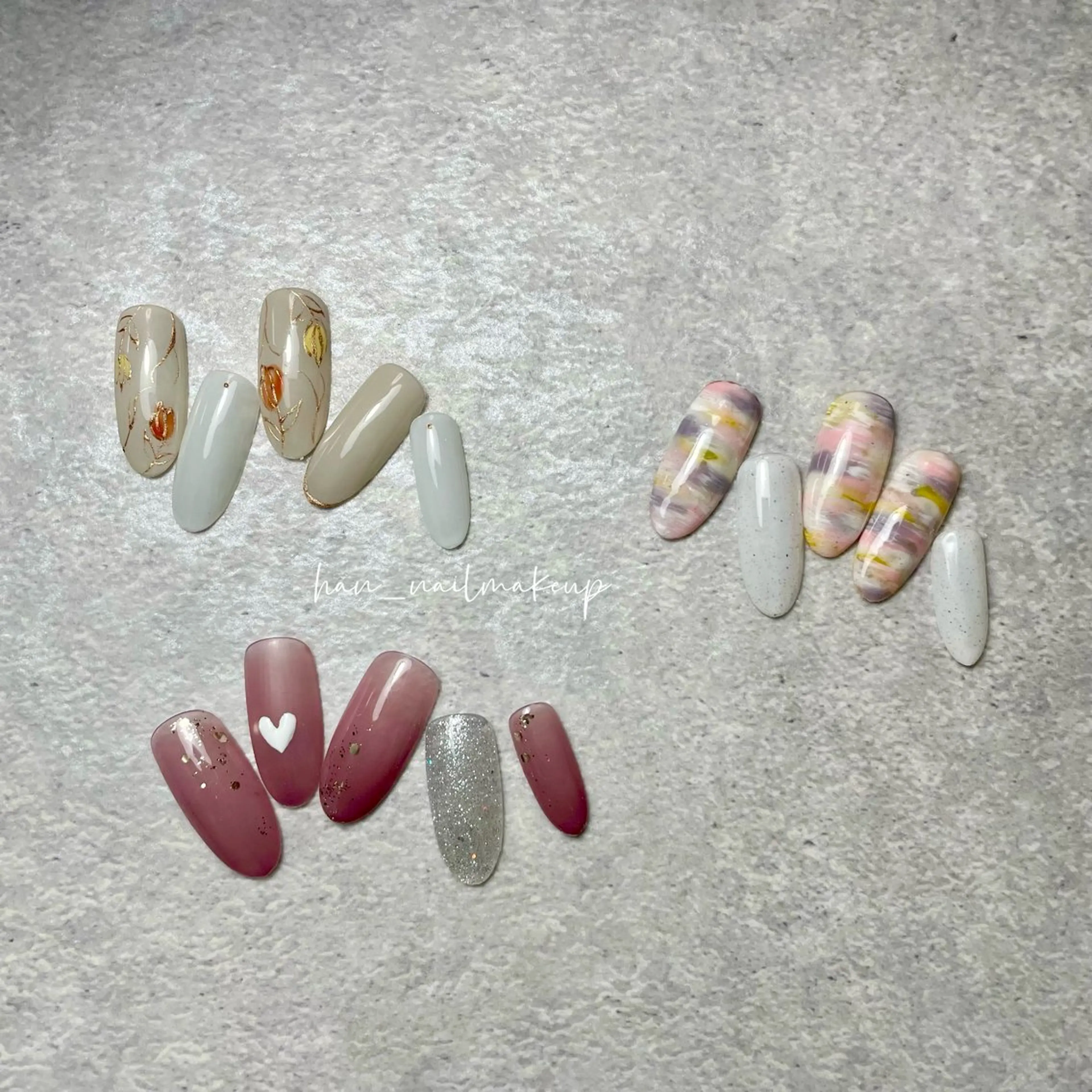 ネイル アートネイル シンプルネイル ハンドネイル Himari Nail Salonのネイルデザイン