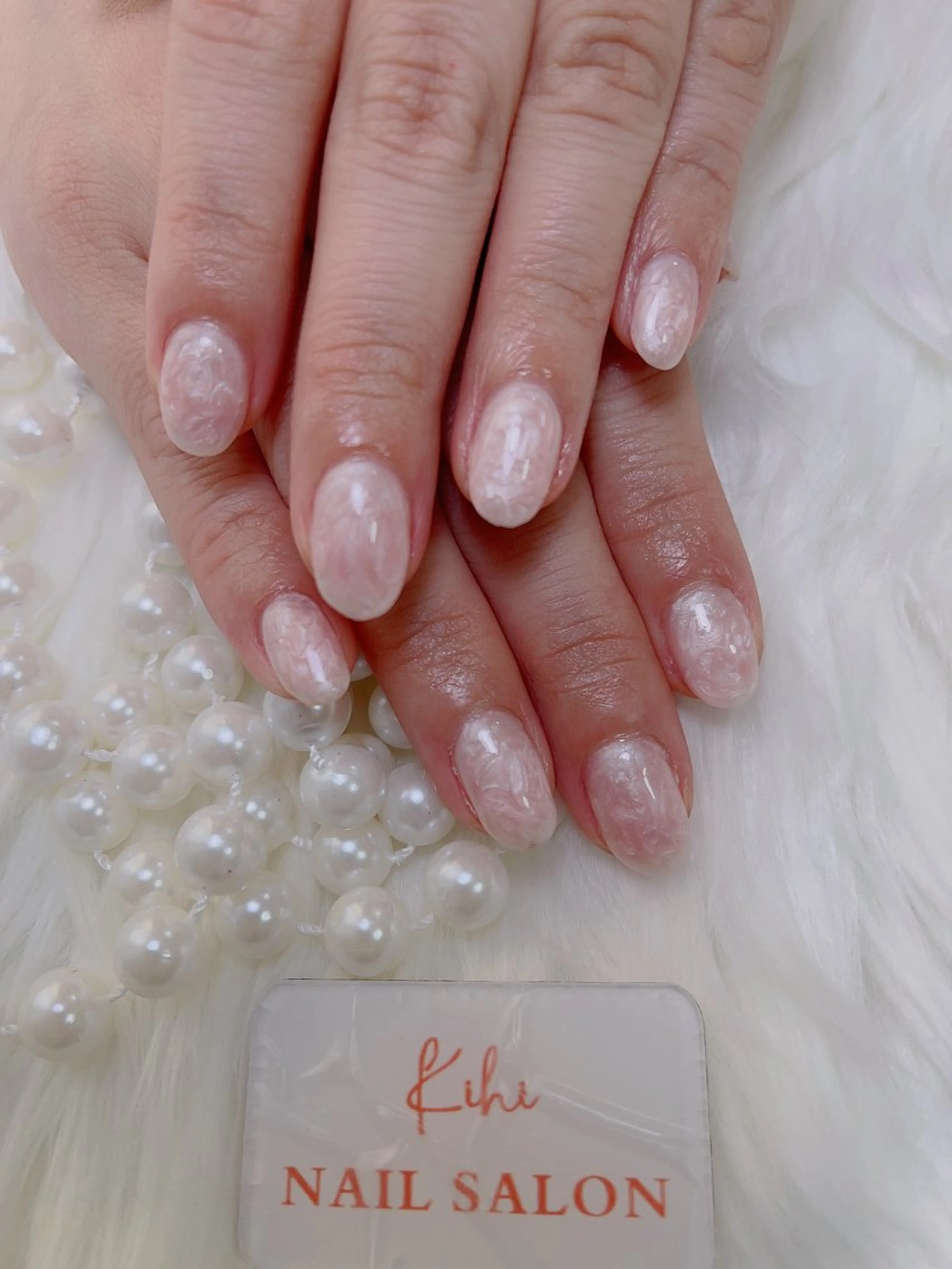 ネイル アートネイル フレンチネイル ジェルネイル グラデーション 韓国ネイル ハンドネイル 小林 あゆみのネイルデザイン