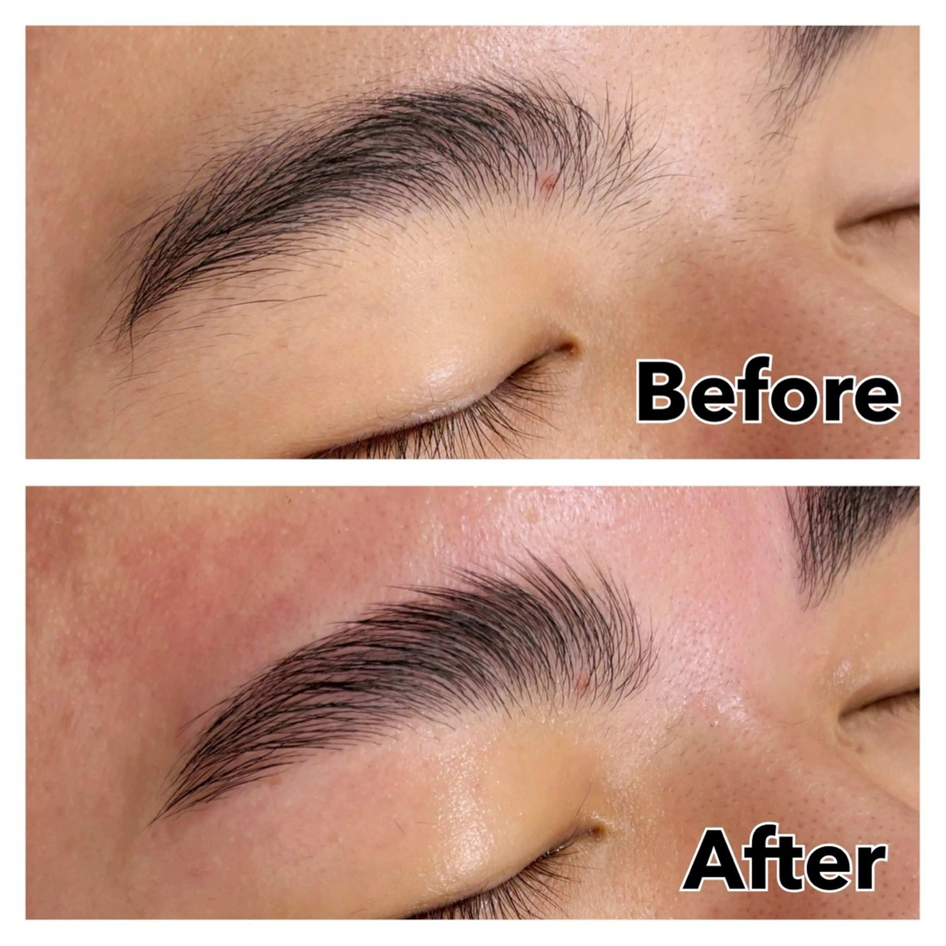 ハリウッドブロウリフト+美眉ワックスの写真