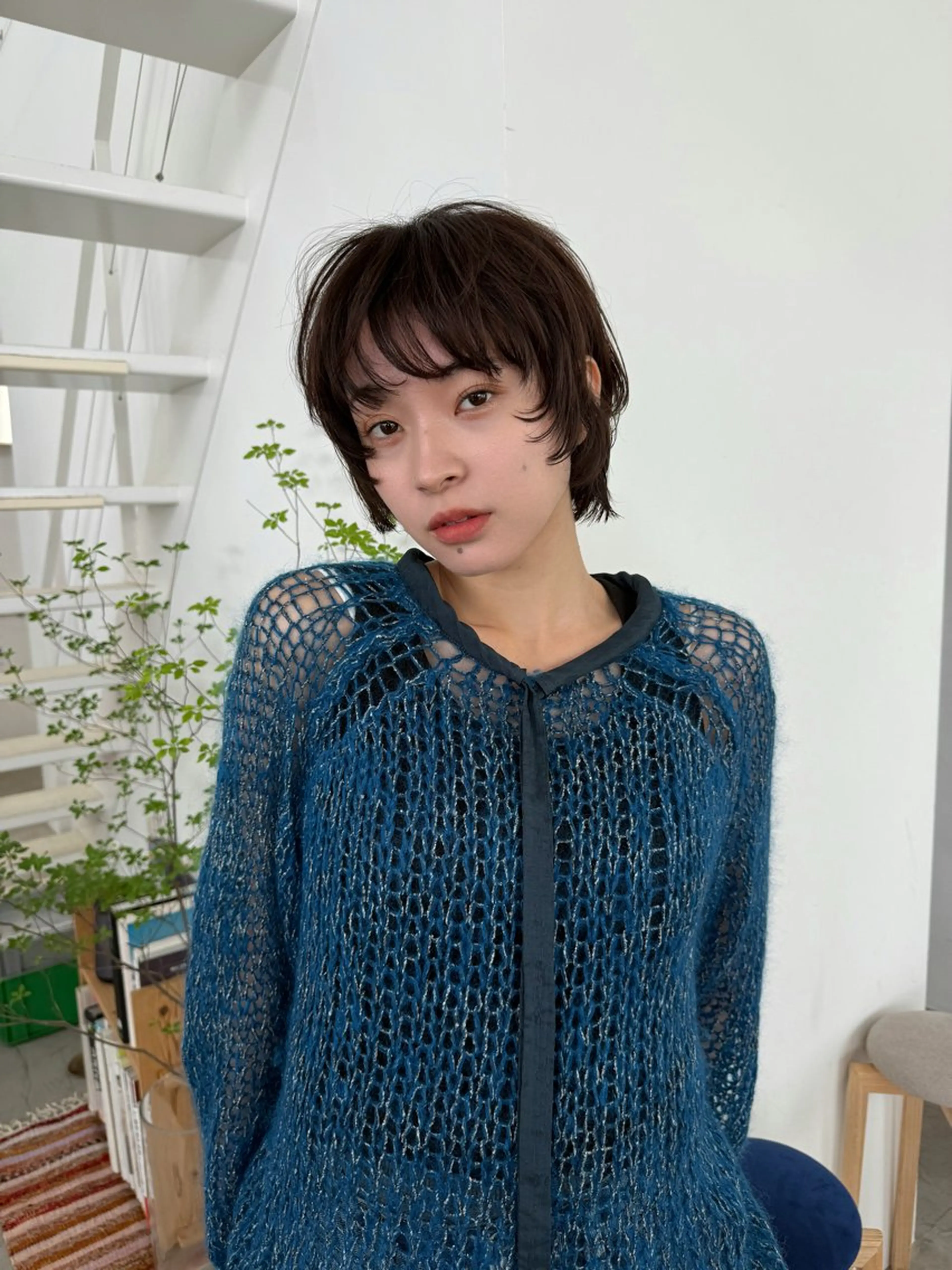 ショート カラー トリートメント ヘアカラー 亜海 /レディースパーマのヘアスタイル