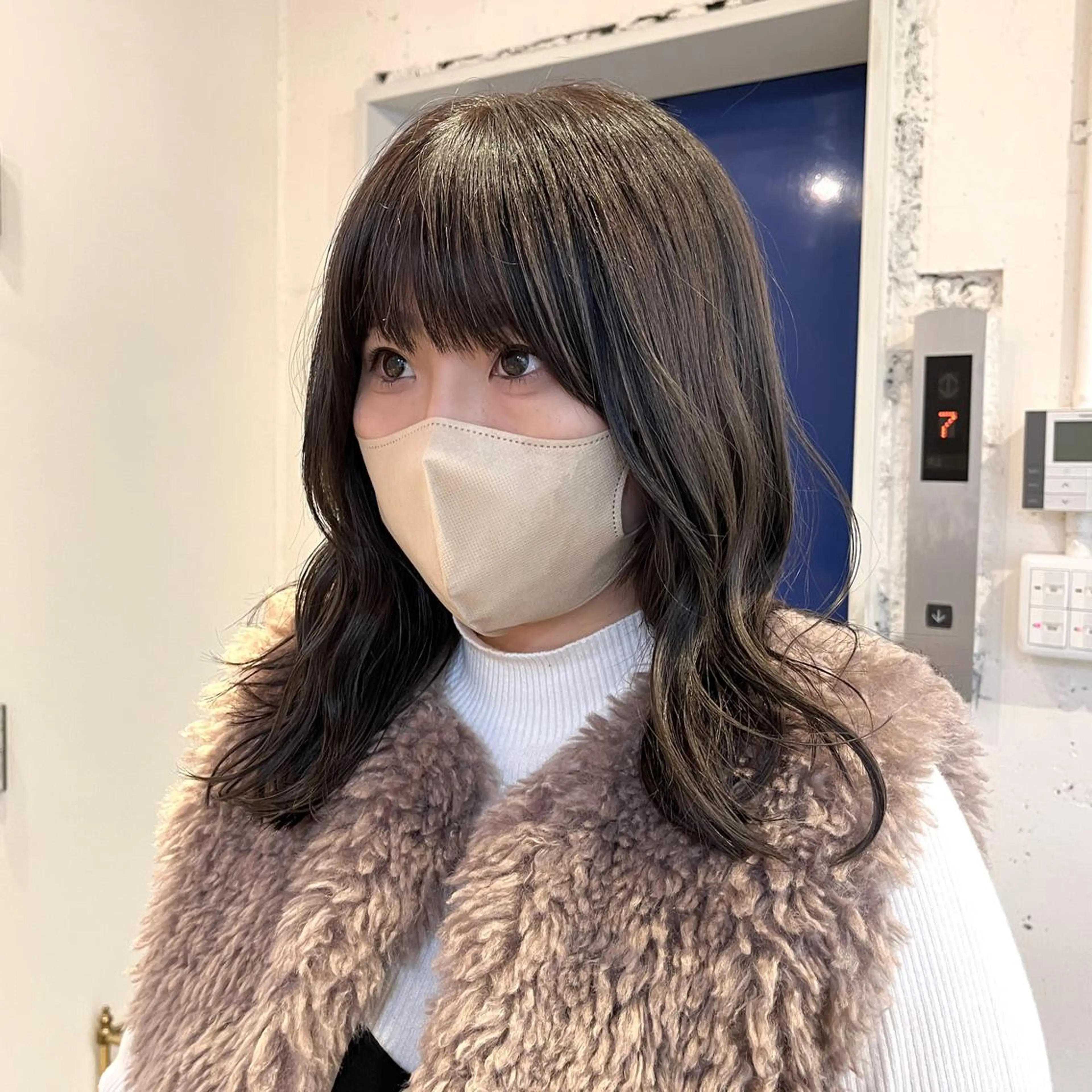 セミロング カラー カット ヘアカラー トリートメント RYOMA/ 似合わせ🎧🤍のヘアスタイル