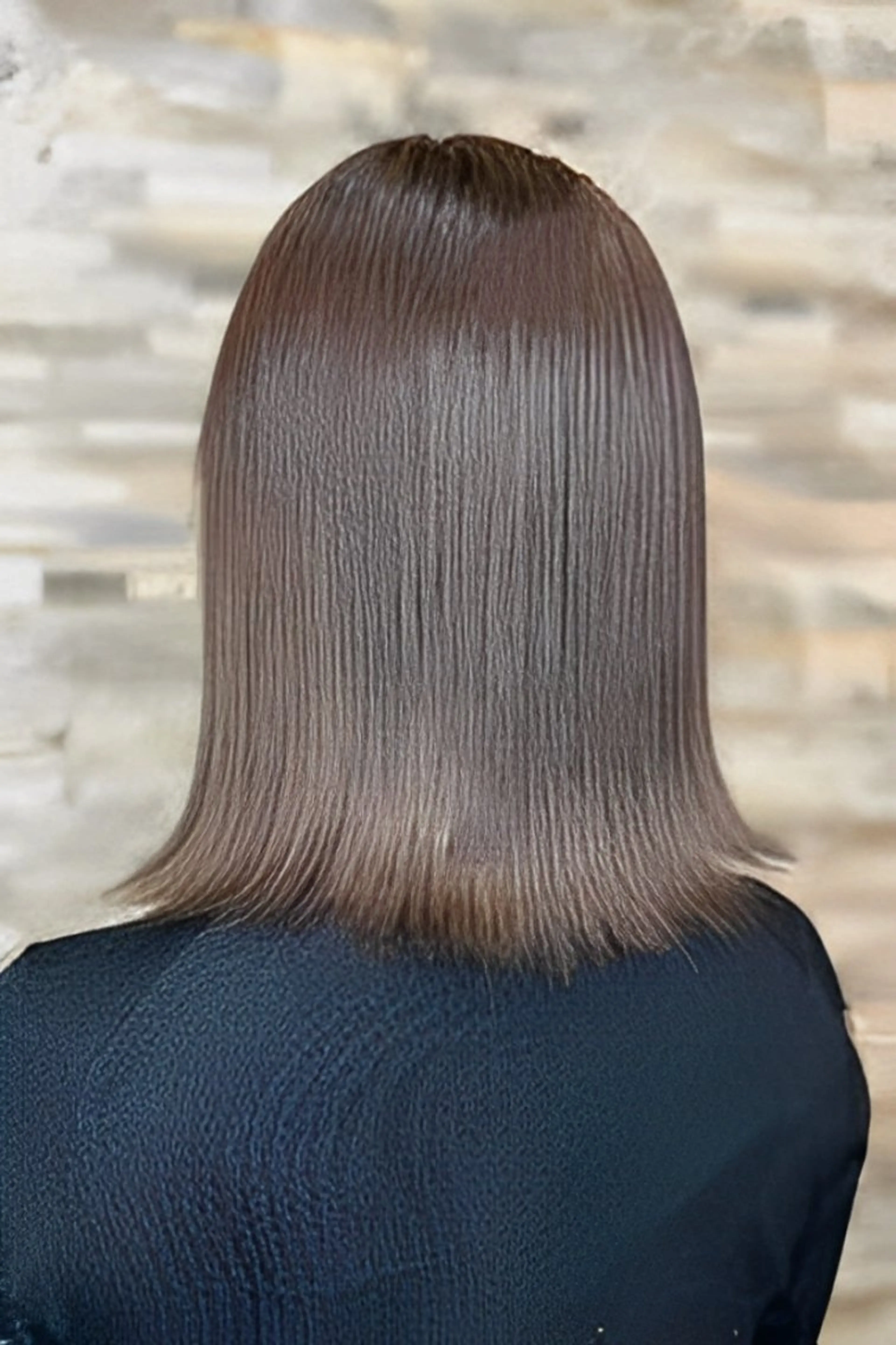ミディアム ブリーチなし艶カラー 🌈髪質改善MASSのヘアスタイル