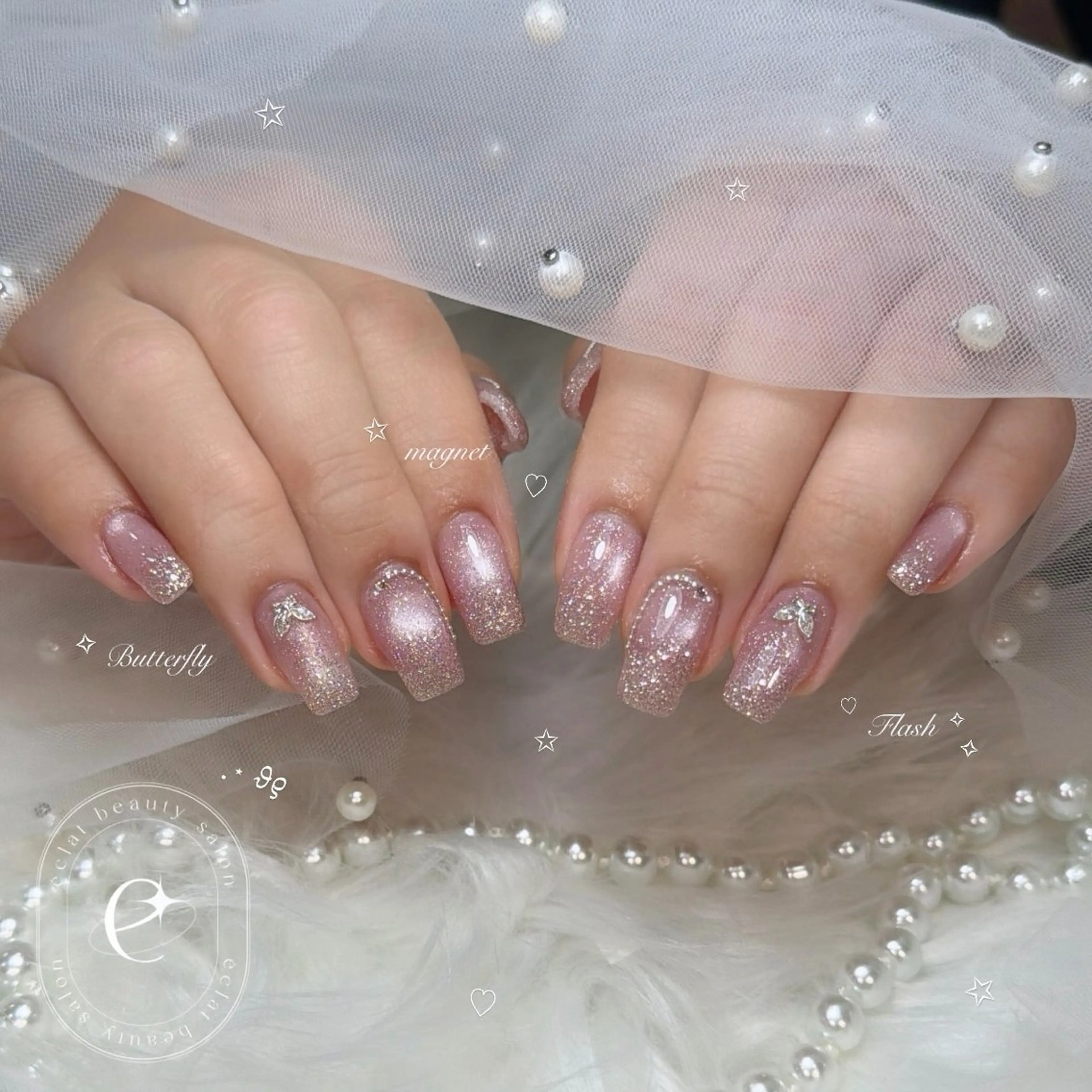 ネイル ハンドネイル eclat Kaedeのネイルデザイン