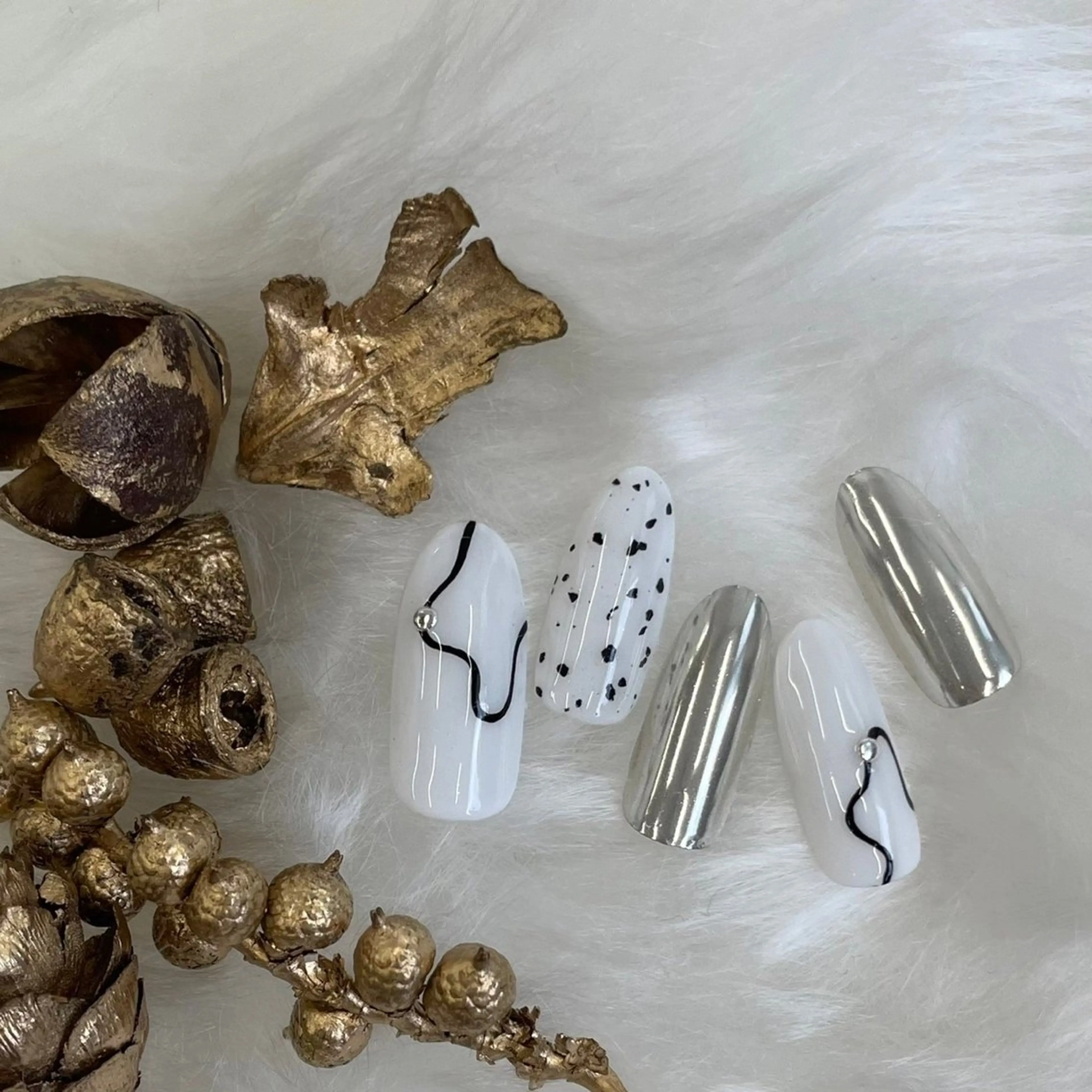 ネイル アートネイル ネイルチップ ⭐︎休業中の練習⭐︎ JNA認定講師髙橋のネイルデザイン