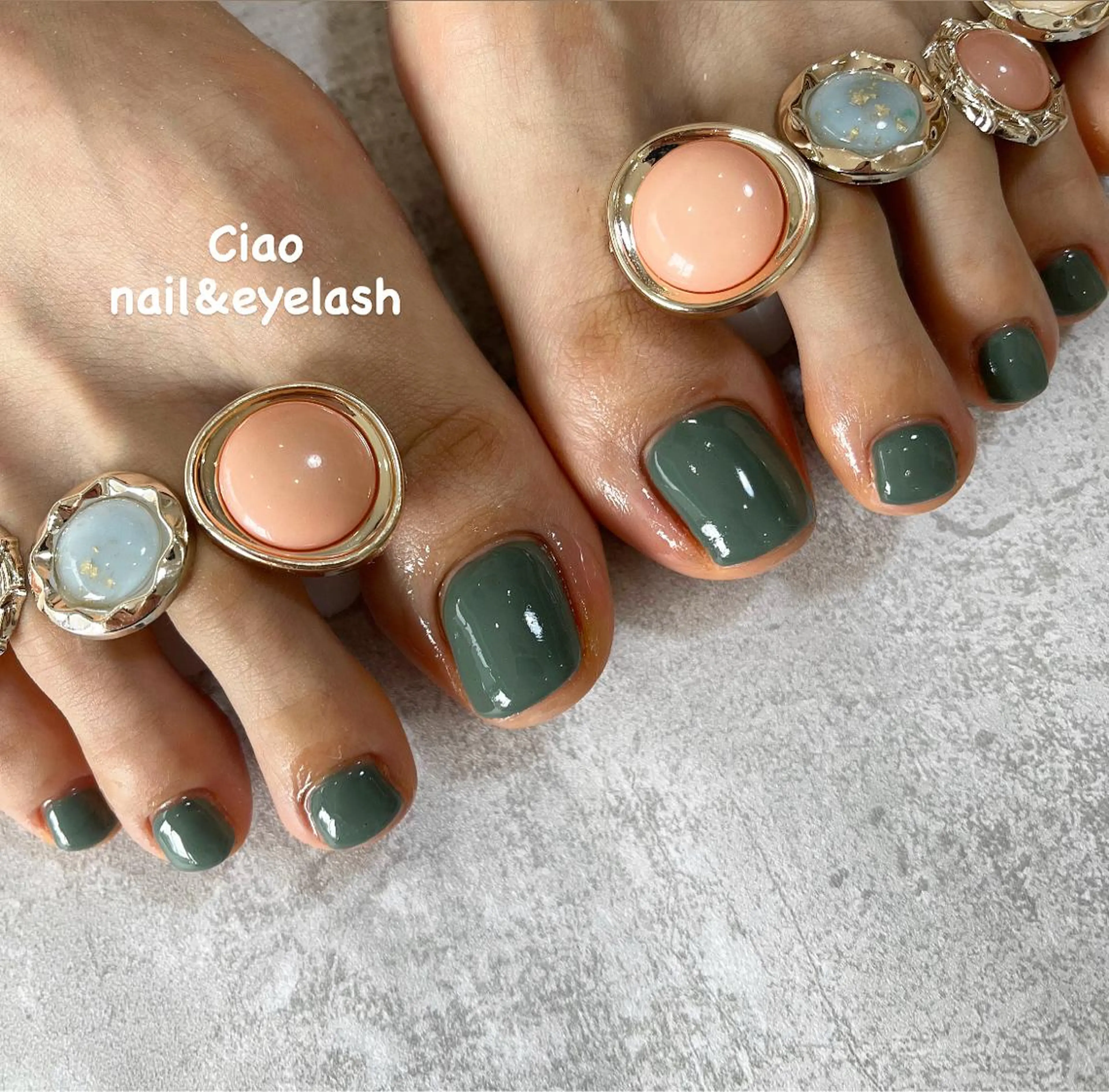 ネイル アートネイル 入学式 フットネイル ジェルネイル 卒業式 #Amin nail salonのネイルデザイン