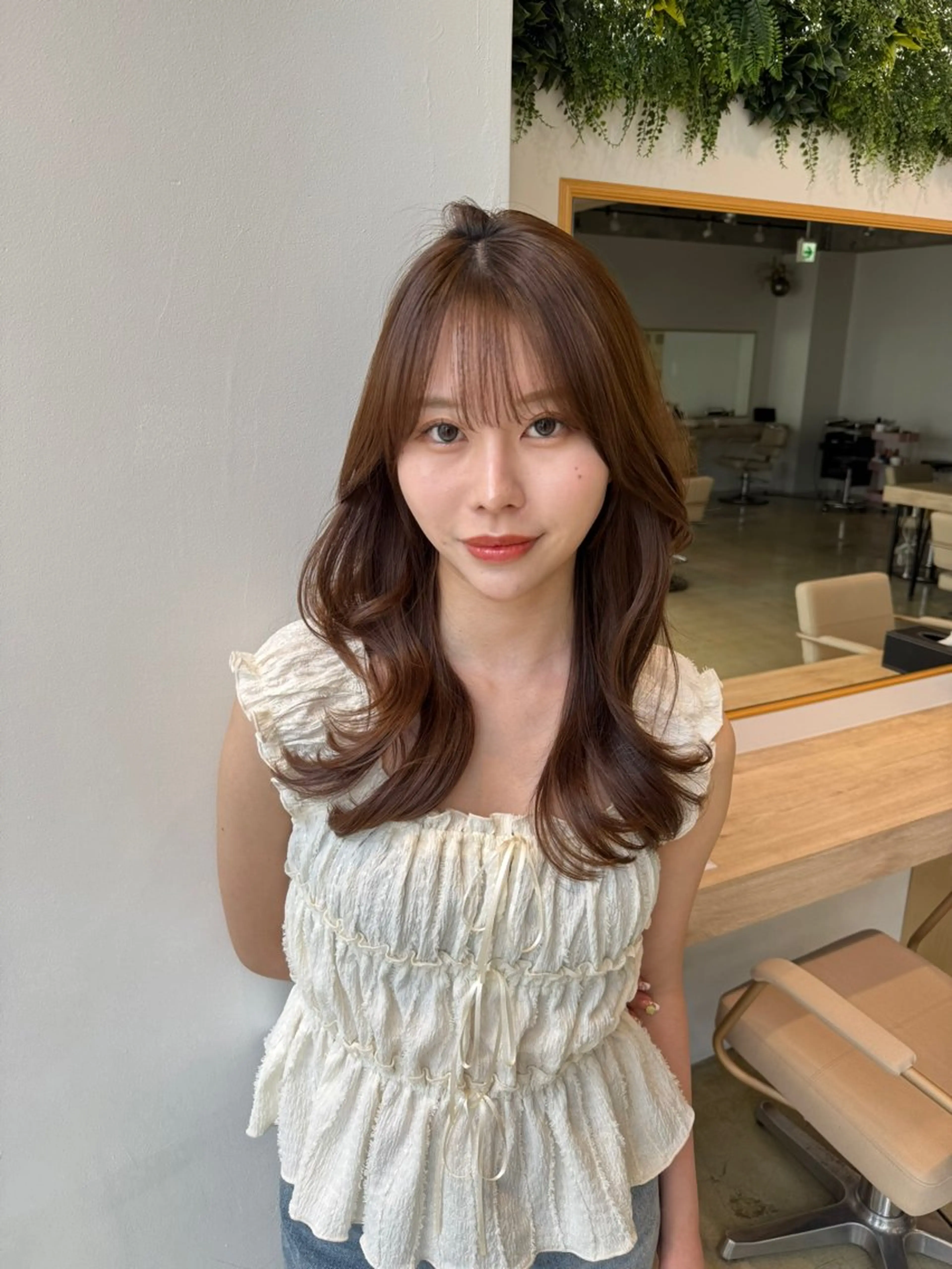 セミロング カラー カット ヘアカラー トリートメント 髪質改善/縮毛矯正 /恵比寿/横山将大のヘアスタイル