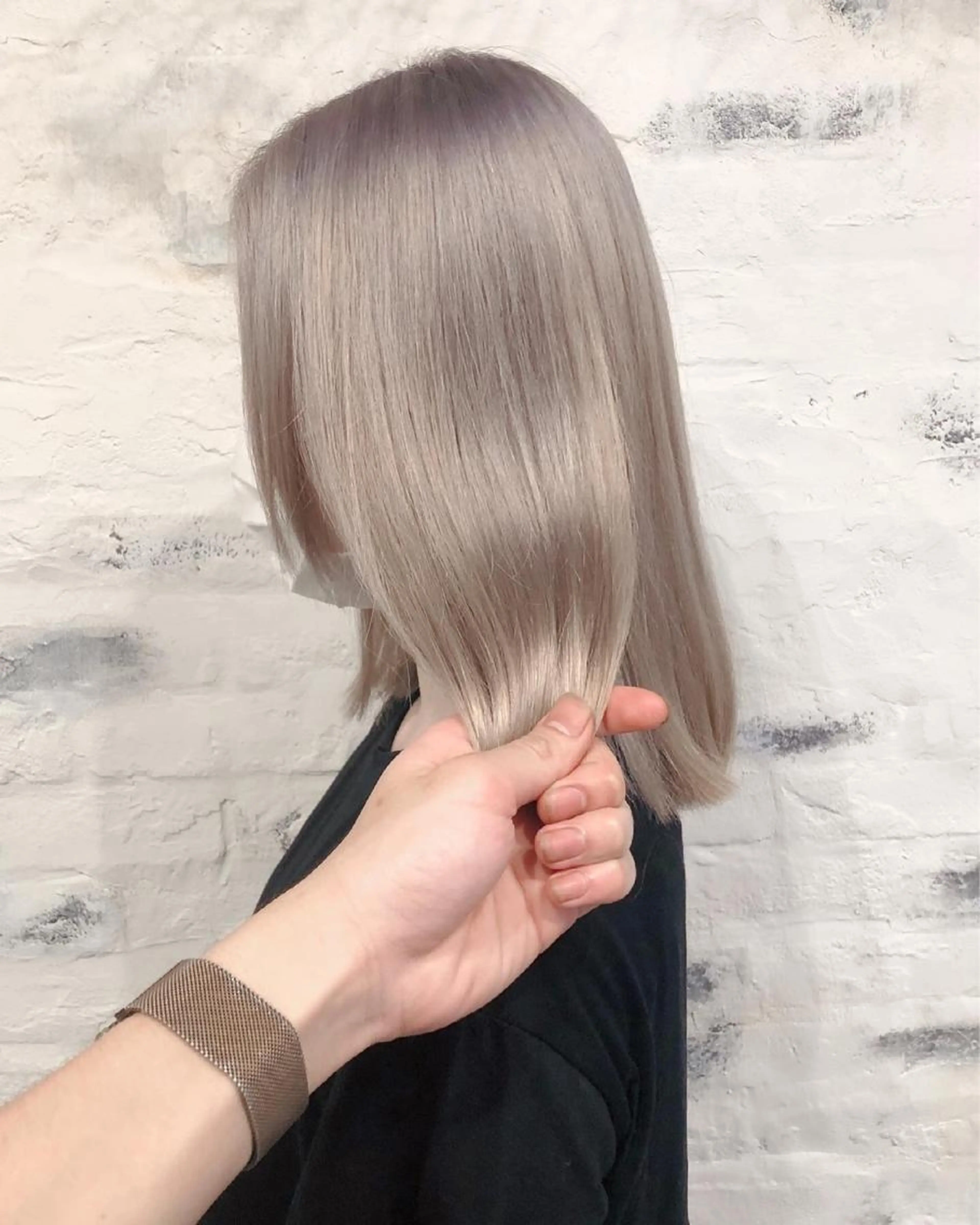 【⭐️ツヤ感MAX⭐️】ケアカラー+髪質改善トリートメントの写真