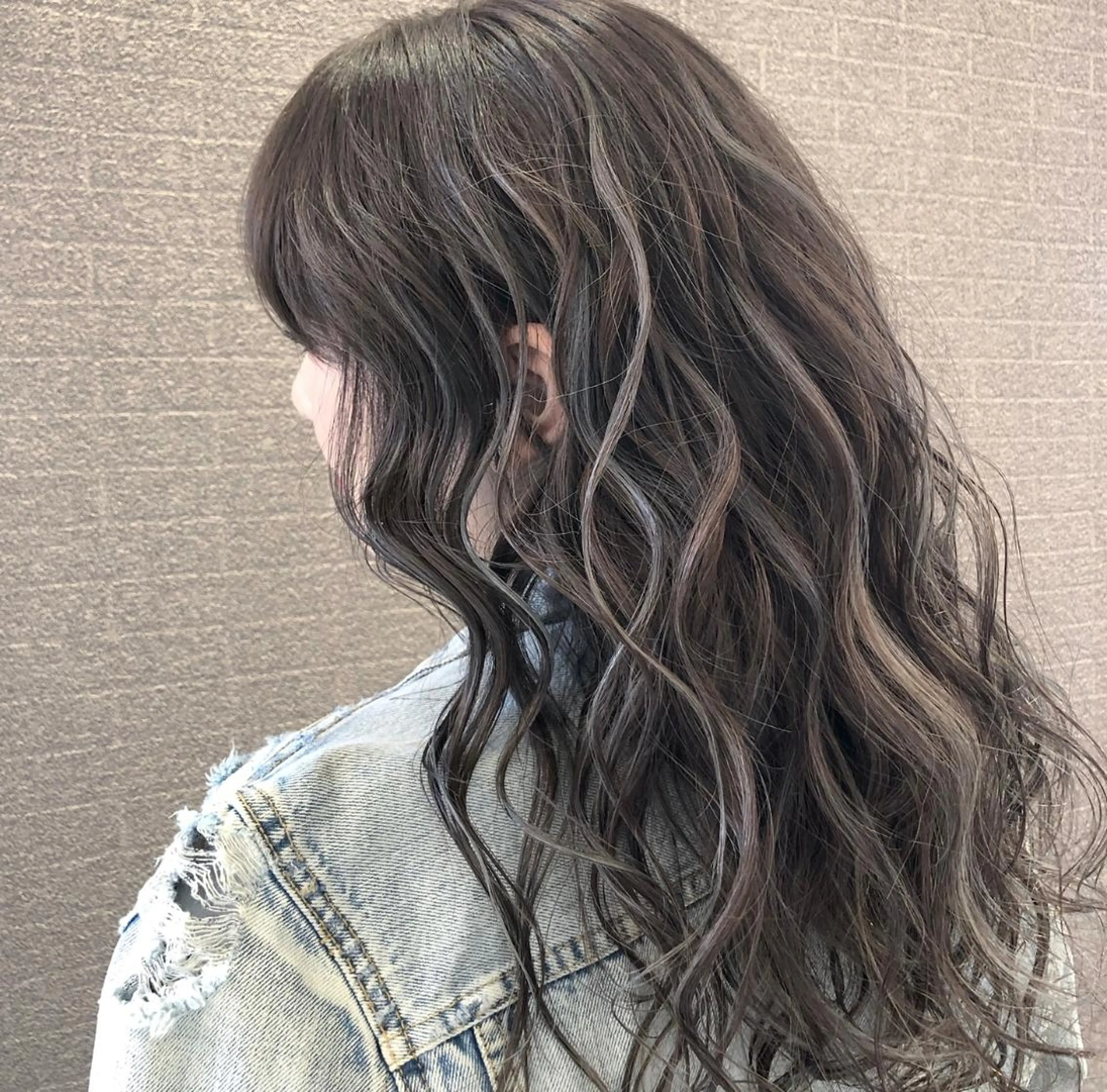 ロング カラー ヘアアレンジ アンドウ ユウ/ レイヤーカット/韓国のヘアスタイル