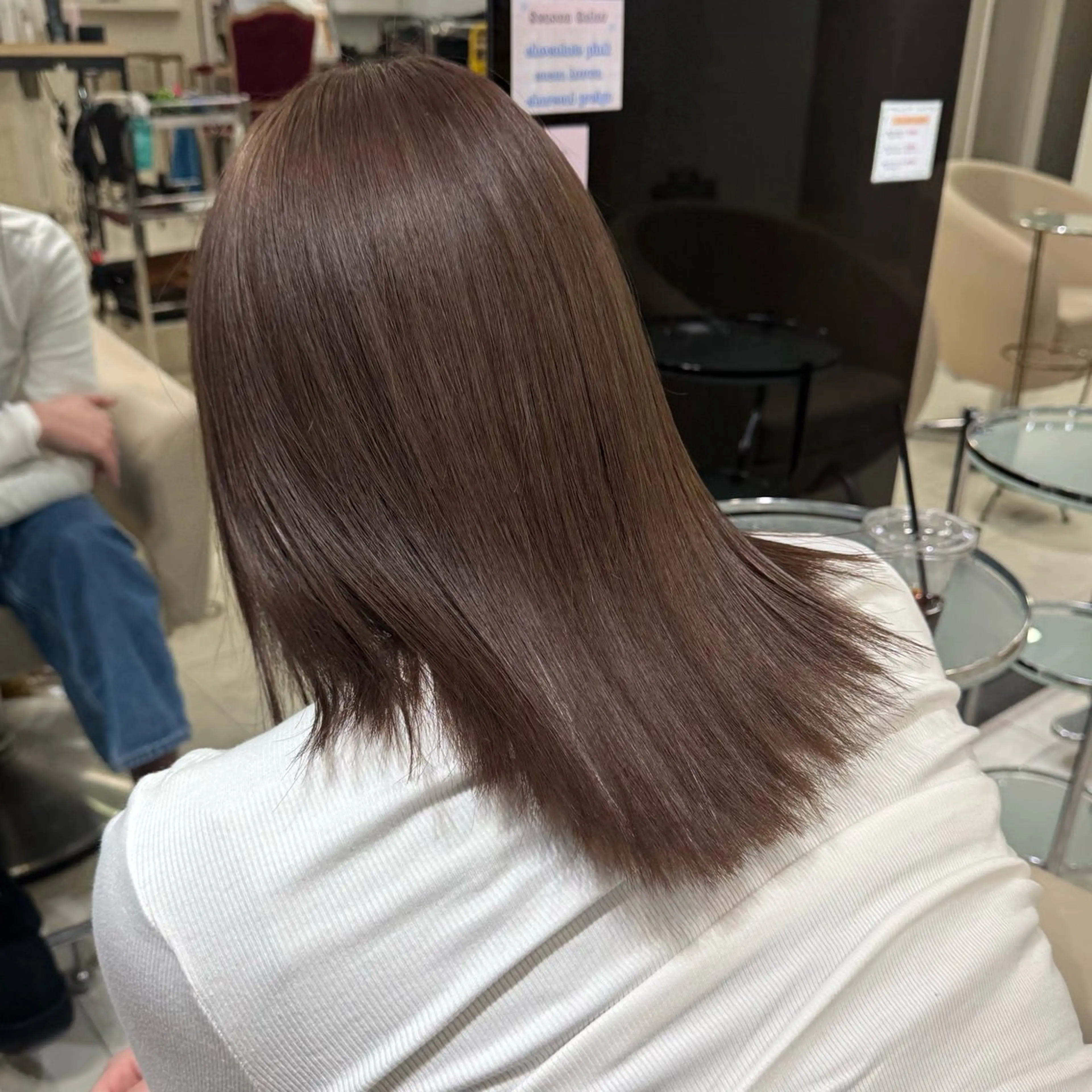 透明感ワンカラー＋4 step treatment 🫧の写真