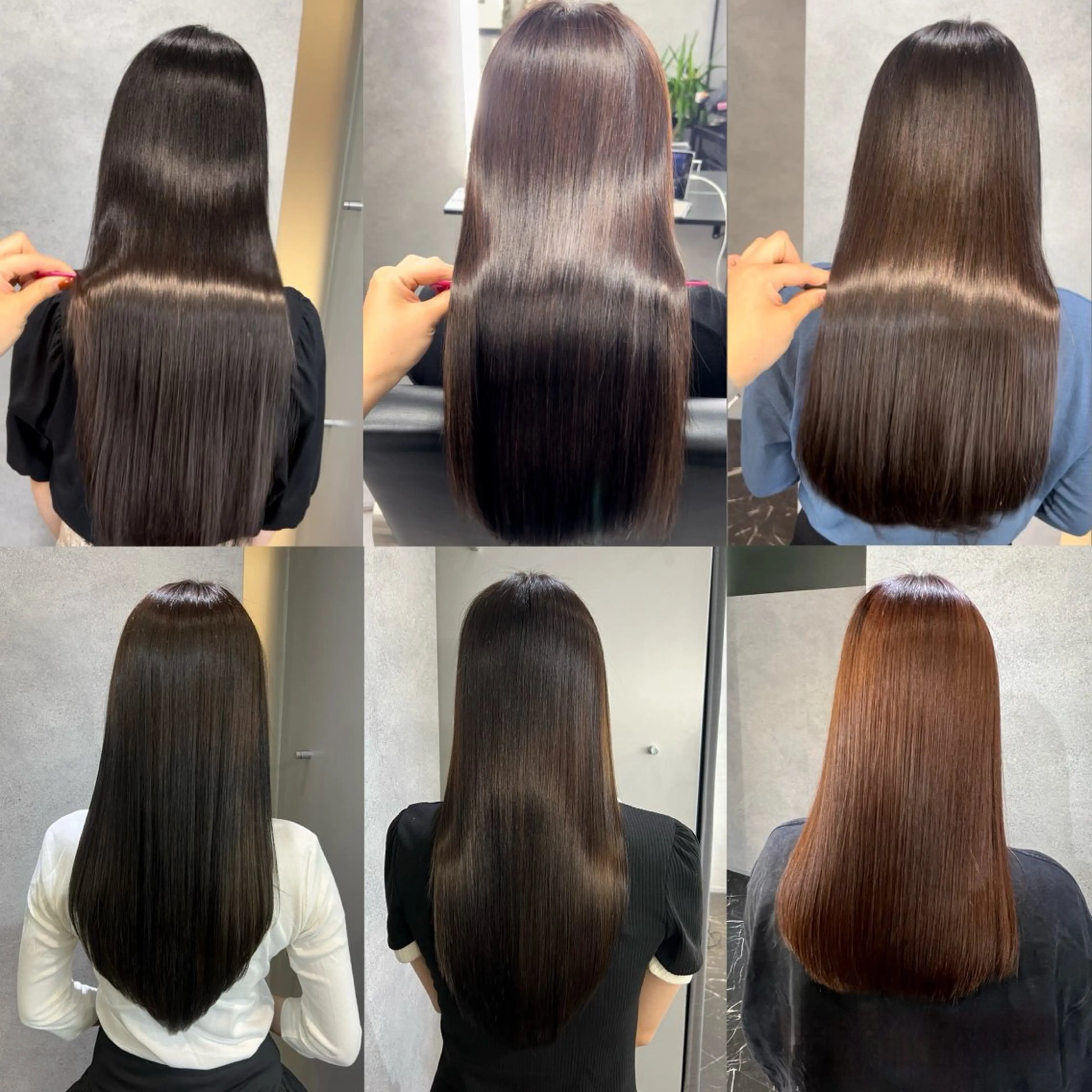 ロング 縮毛矯正 心斎橋美容室 ARCHEあやかのヘアスタイル