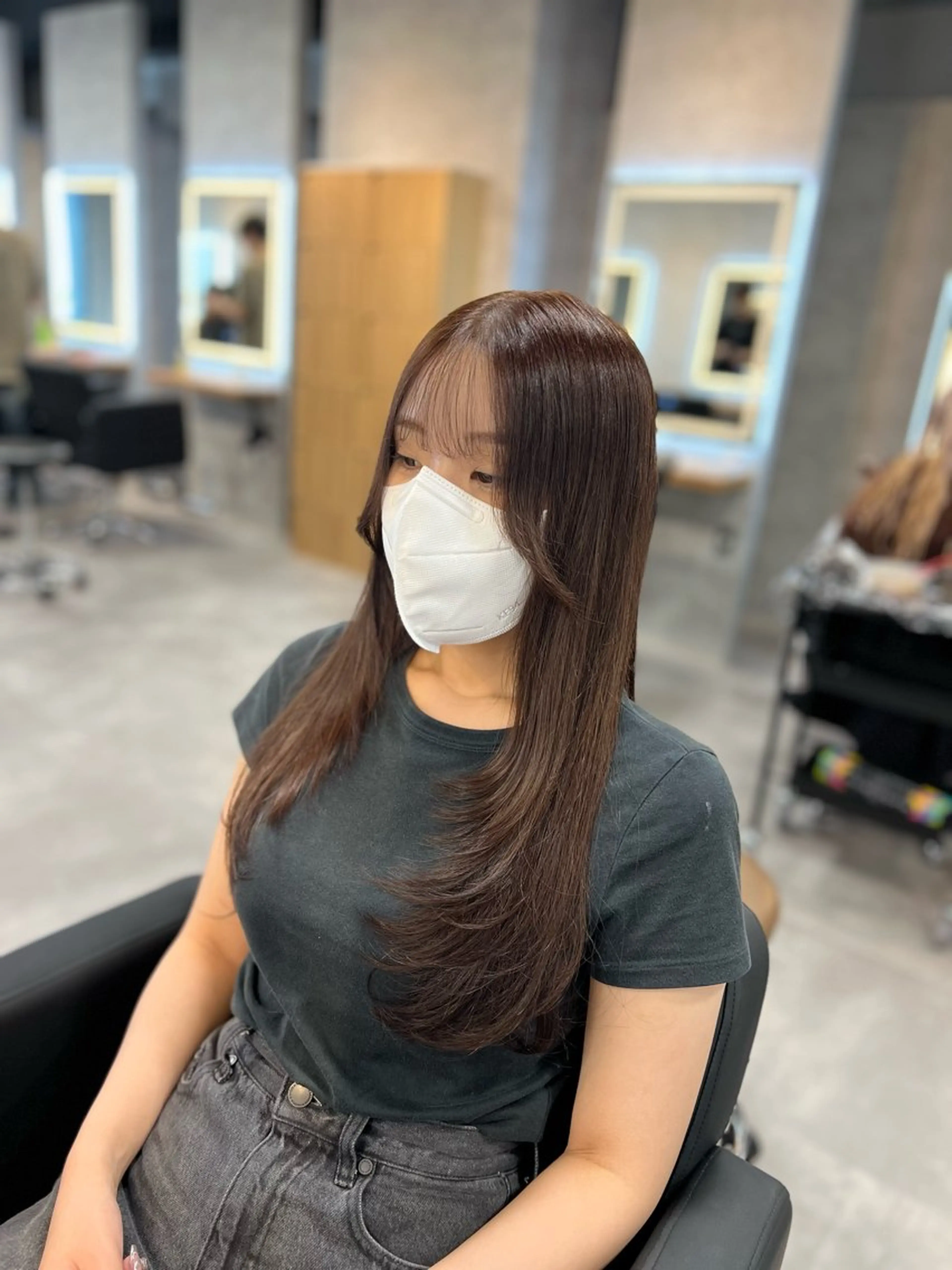 ロング カラー 💖札幌カラー 指名No.1💖玲奈のヘアスタイル