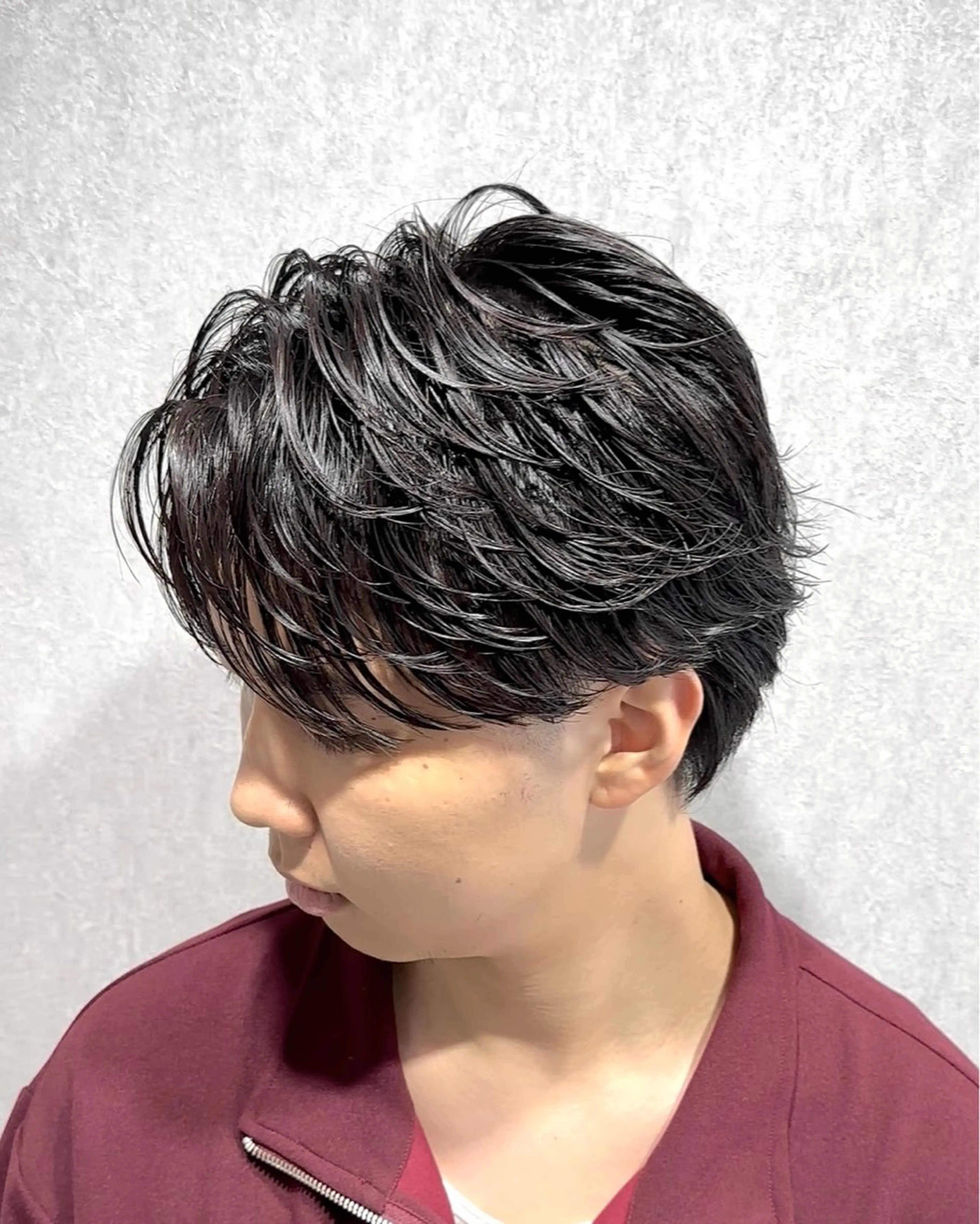 ショート パーマ メンズ フェザーパーマ メンズパーマ ショートヘア カット パーマ 🍀メンズパーマ職人 池袋🍀Yuraのヘアスタイル