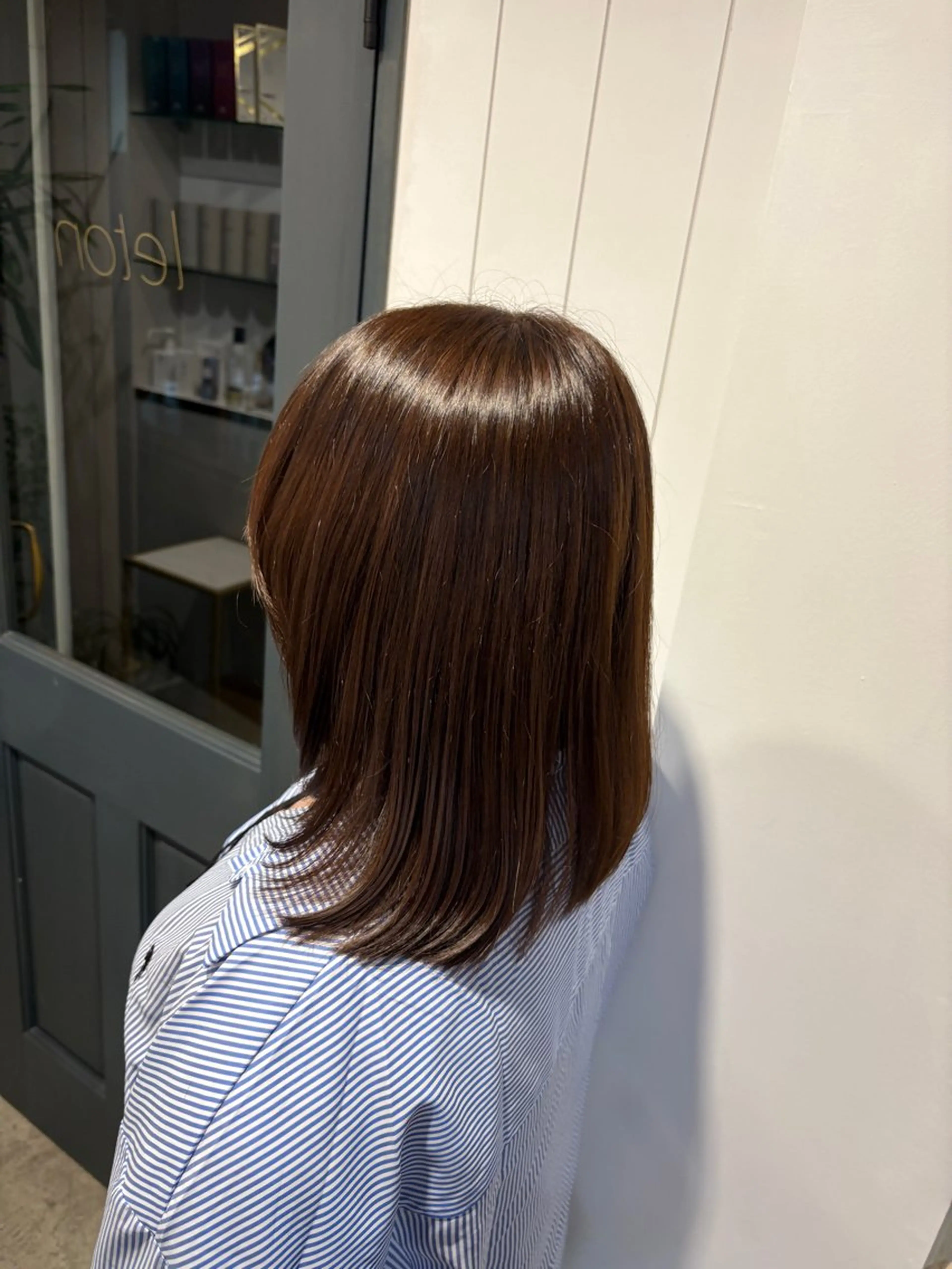 ミディアム り おのヘアスタイル