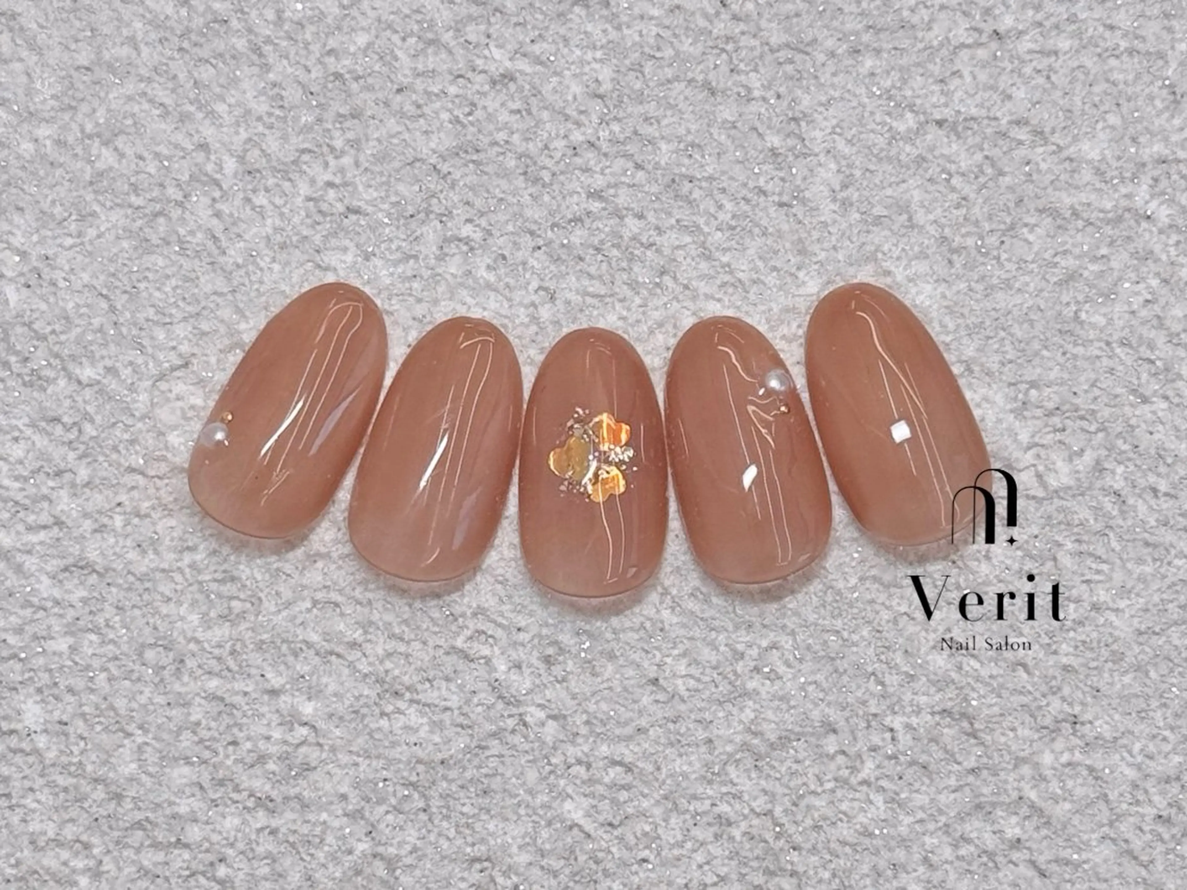 ネイル アートネイル シンプルネイル Kurumi (Verit大森店)のネイルデザイン