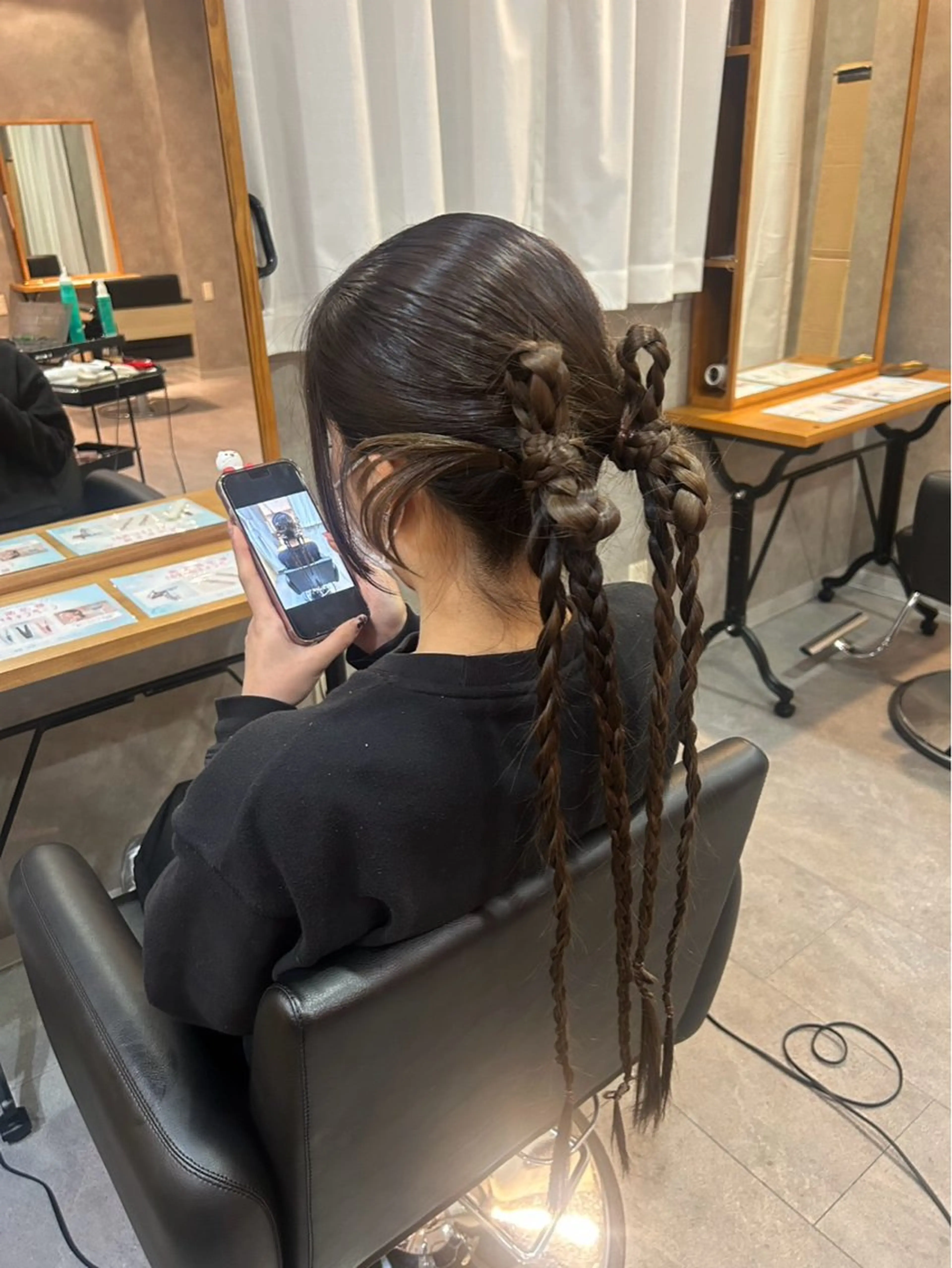 ヘアアレンジ 針池 和楽のヘアスタイル