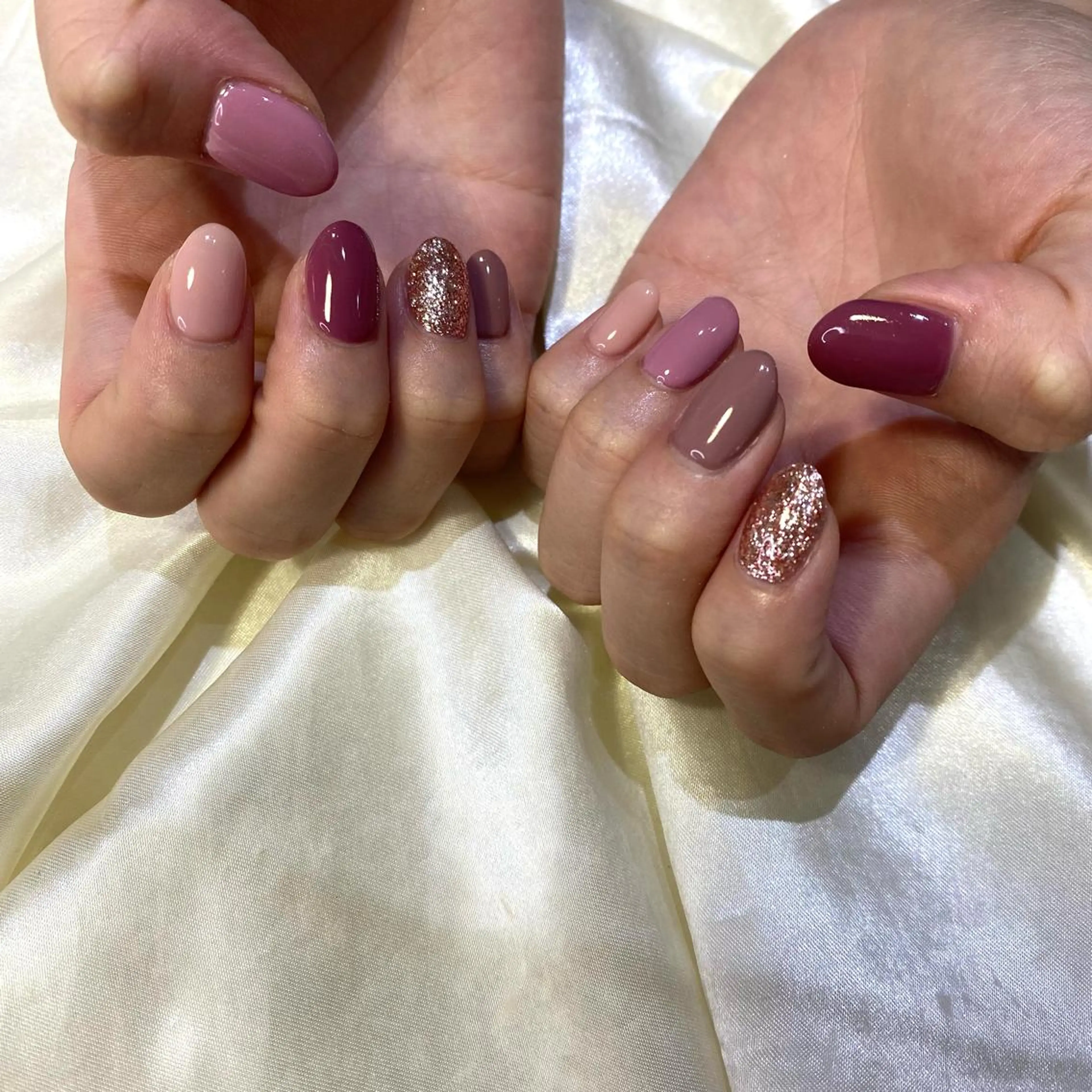 ネイル ハンドネイル 西岡 杏のネイルデザイン