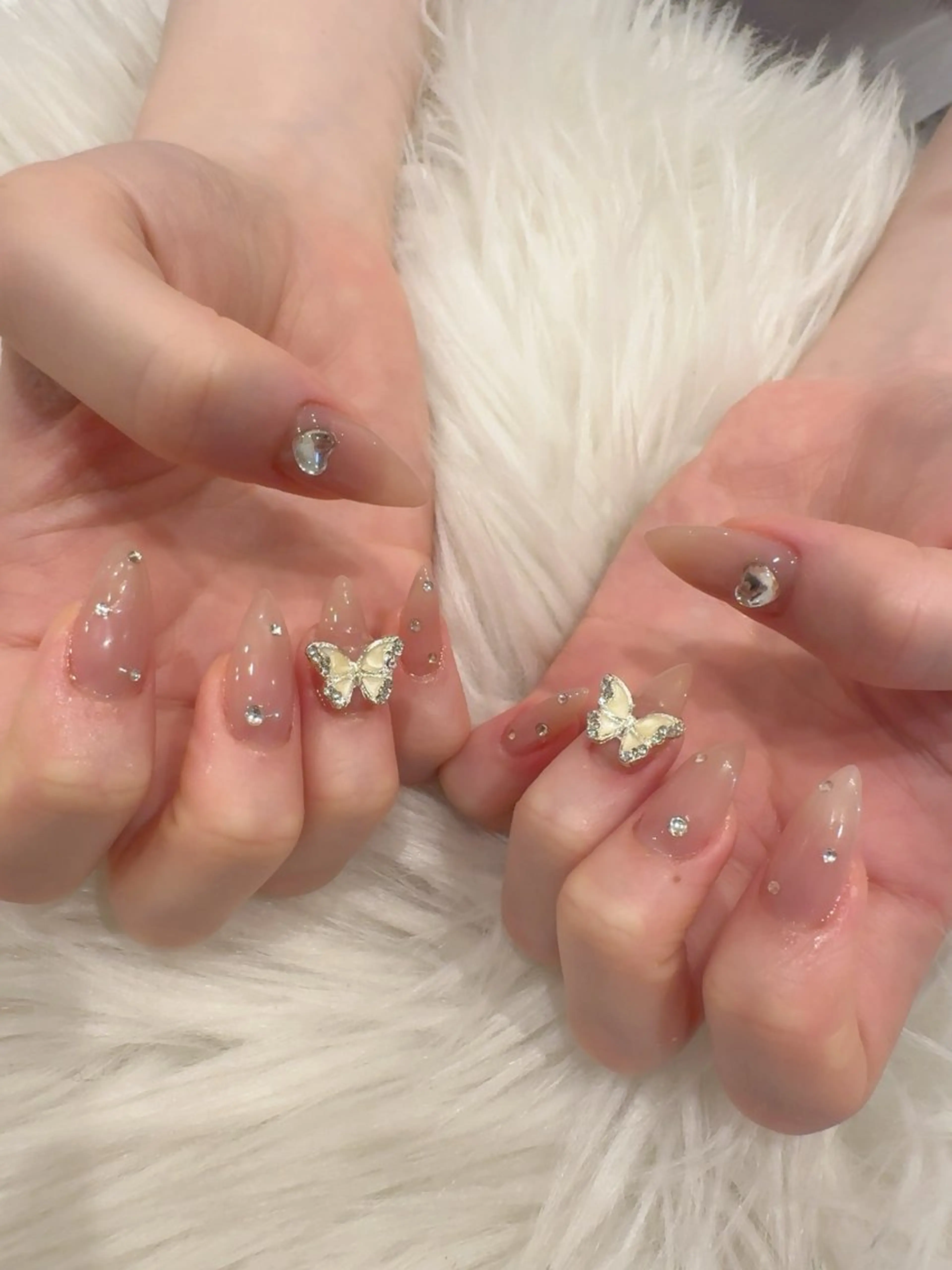 🉐限定コース🉐ワンカラーorマグネット🧲➕パーツ付け放題🦋🎀🤩大きめ、小さめ100％無料の写真