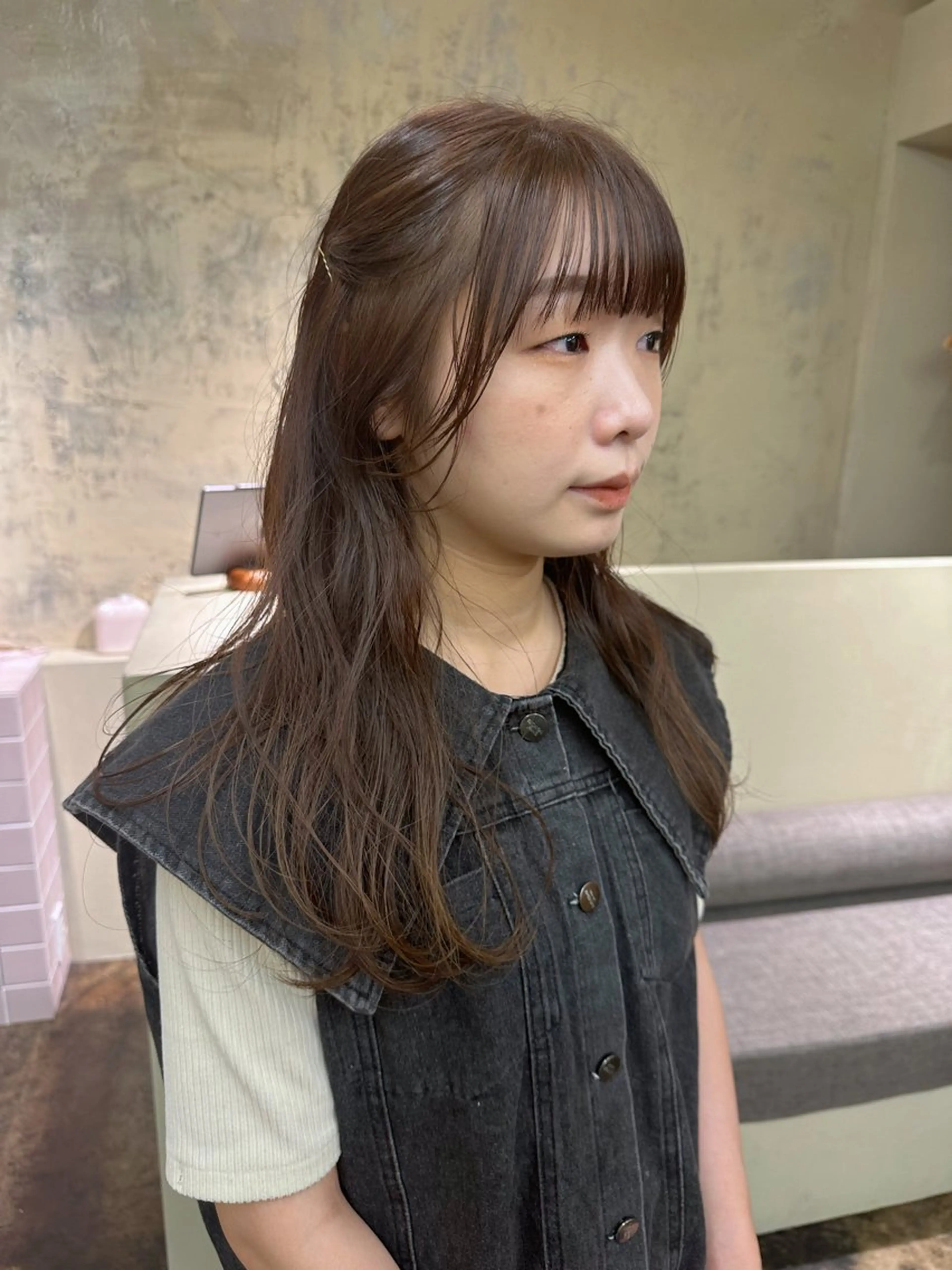 ロング カラー カット ヘアカラー トリートメント yupi🐈⬛ レイヤー/パーマのヘアスタイル