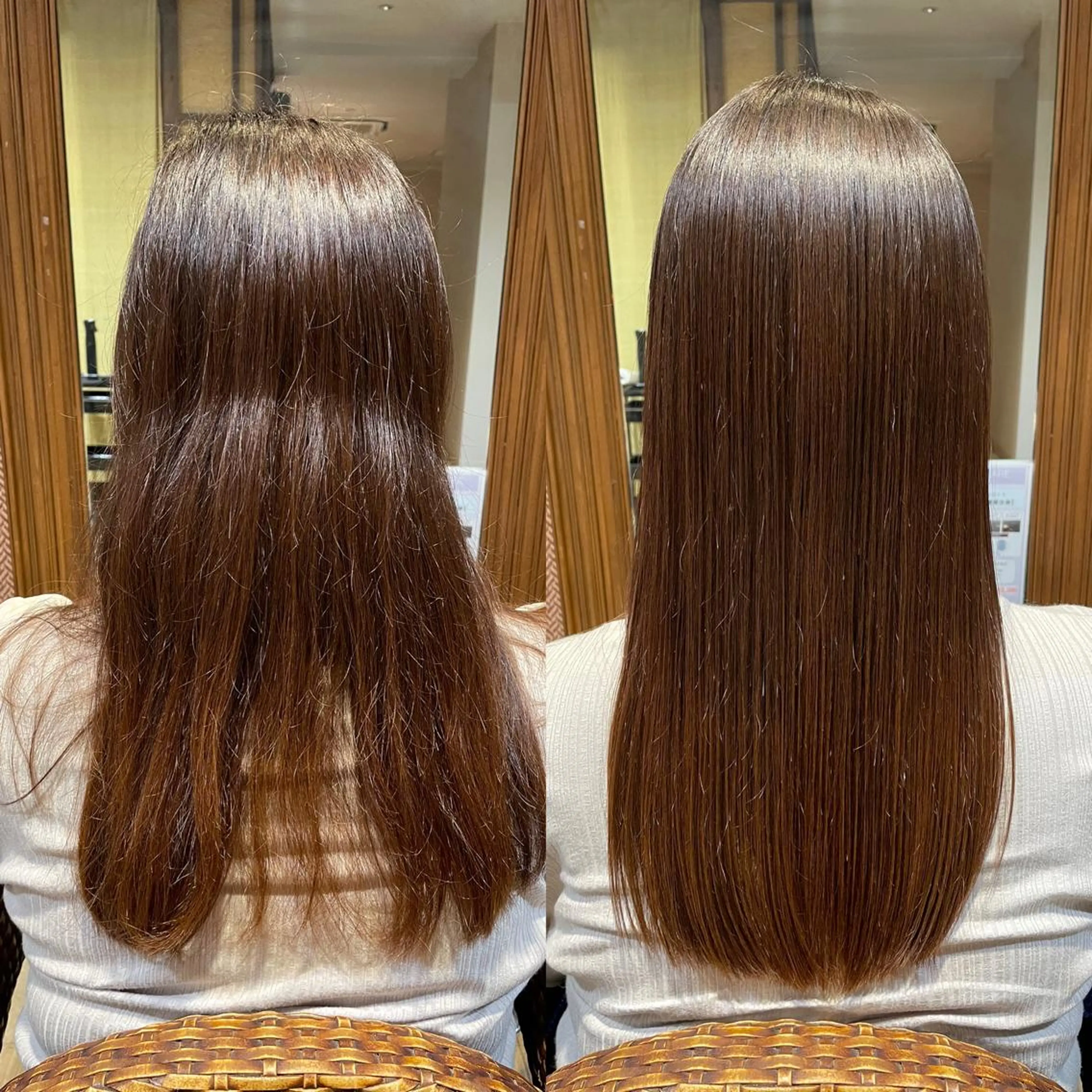 ロング 縮毛矯正 イルミナカラー/レイ ヤーカット/三好春奈のヘアスタイル