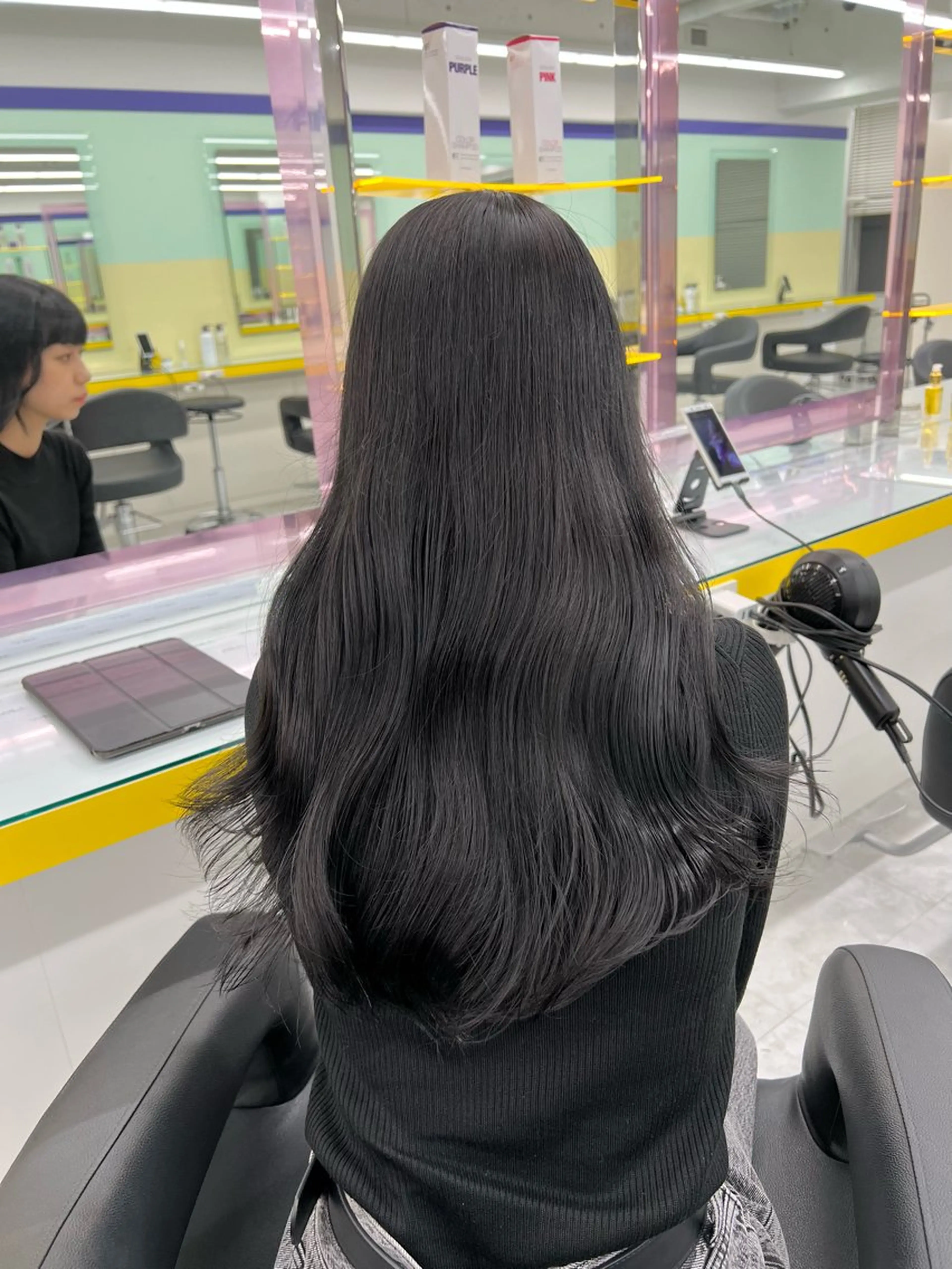 ロング カラー カット ヘアカラー トリートメント ヘッドスパ レイヤー/韓国❣️ 髪質改善/亘紘輝のヘアスタイル