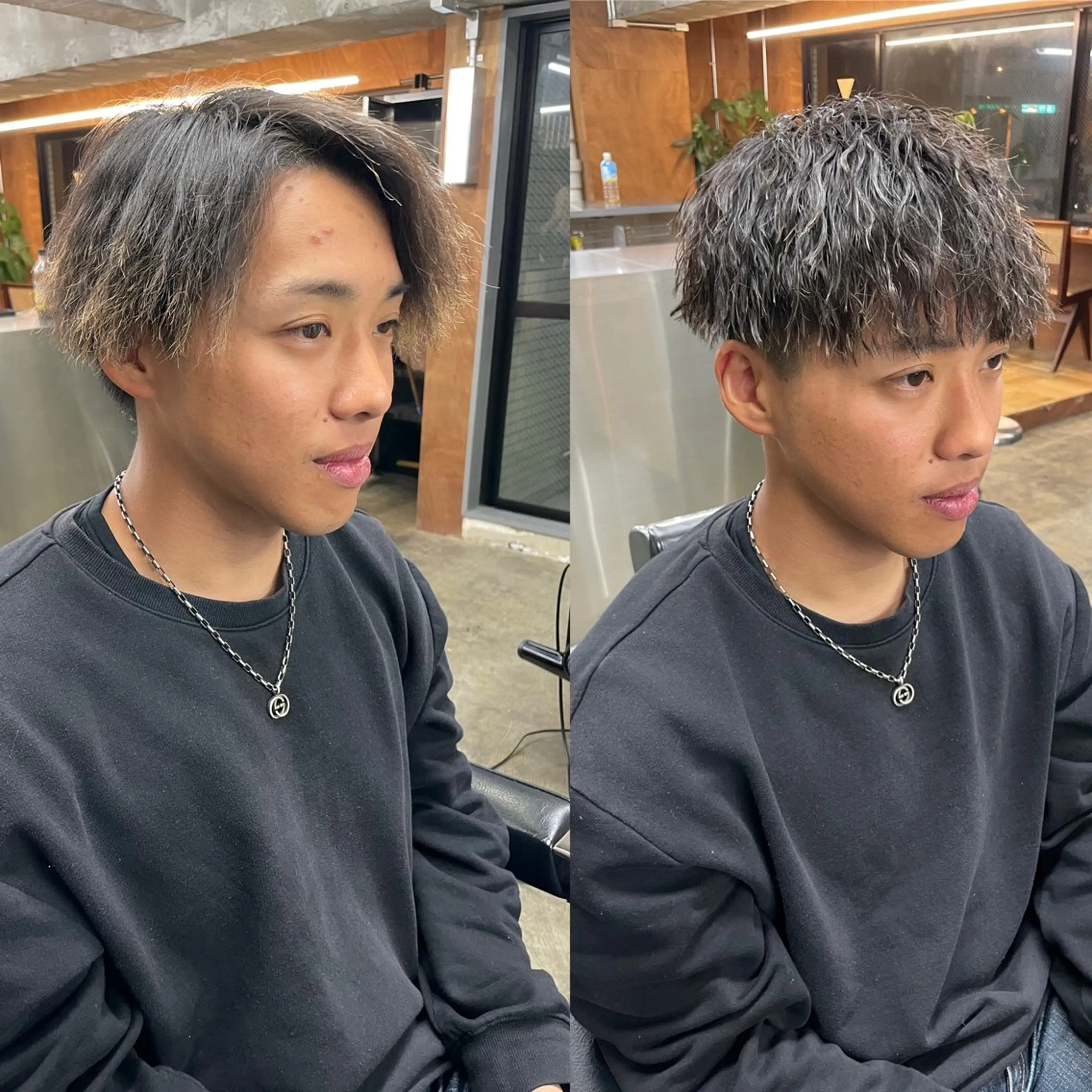 ショート カラー パーマ ヘアアレンジ メンズ カット パーマ トリートメント 亀井隆汰/メンズ専門 パーマ特化美容師のヘアスタイル