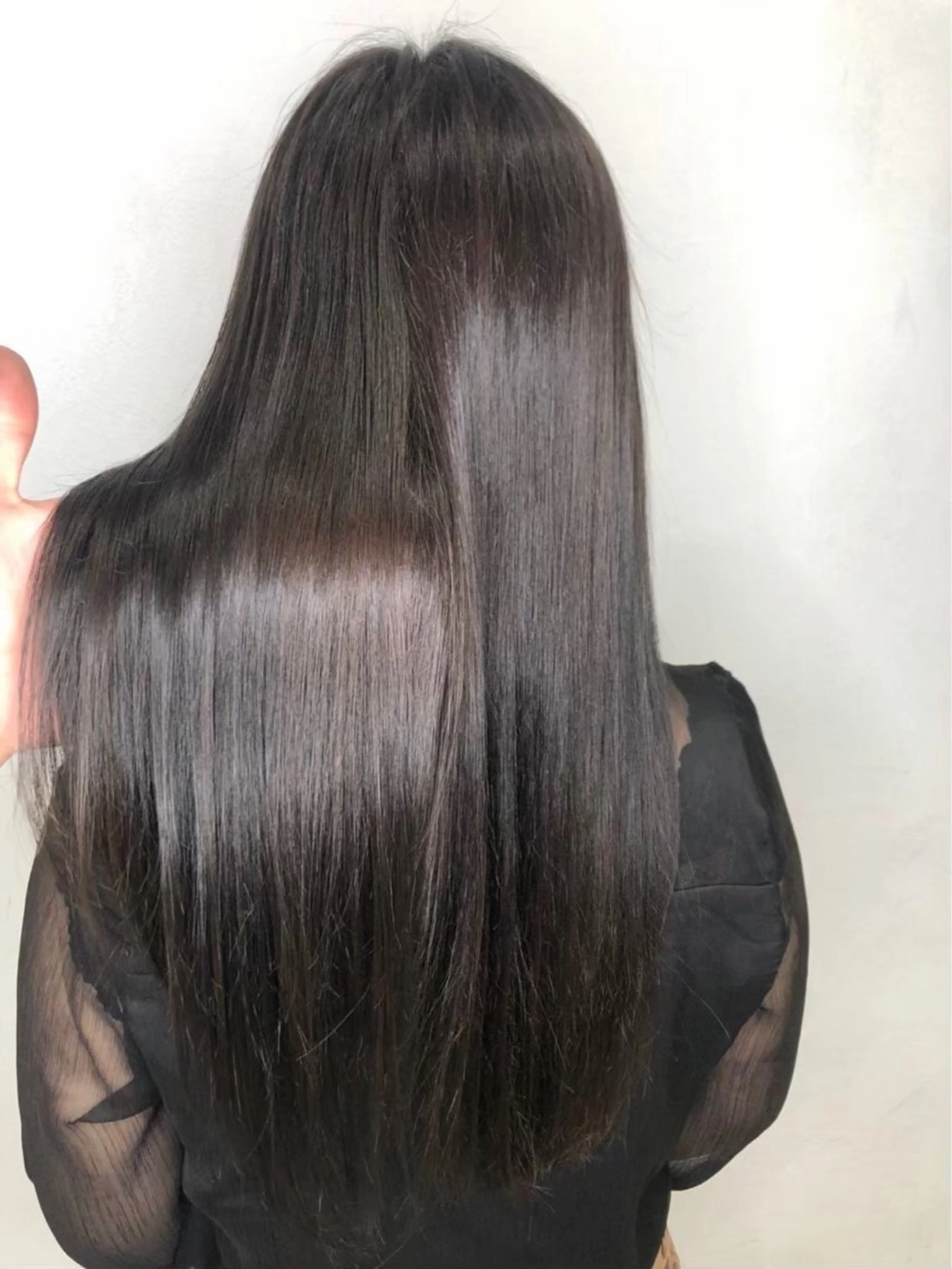 ロング 髪質改善 💠 韓国風うる艶/シオリのヘアスタイル