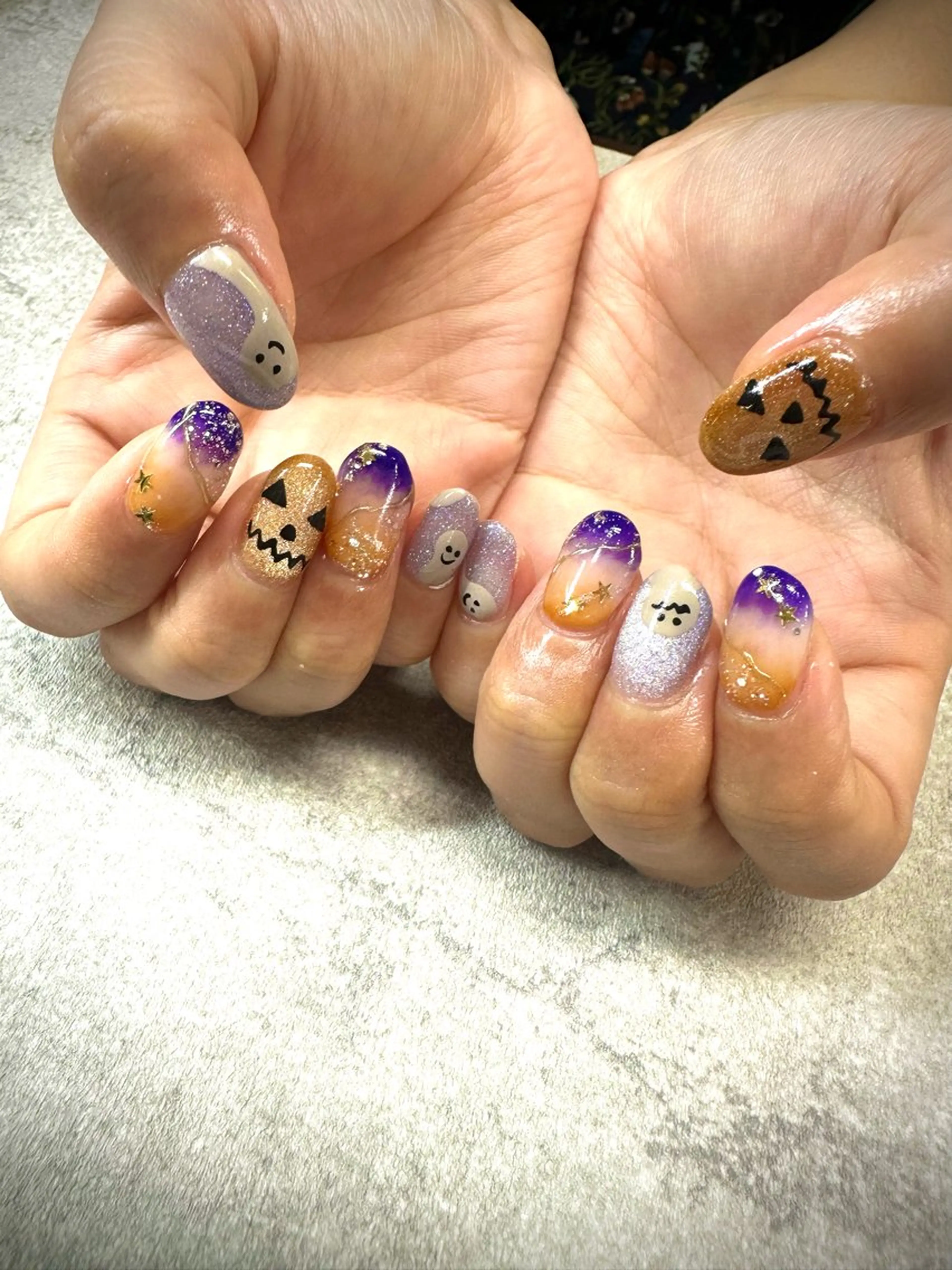 ネイル ハロウィン ハンドネイル .N YUKIのネイルデザイン