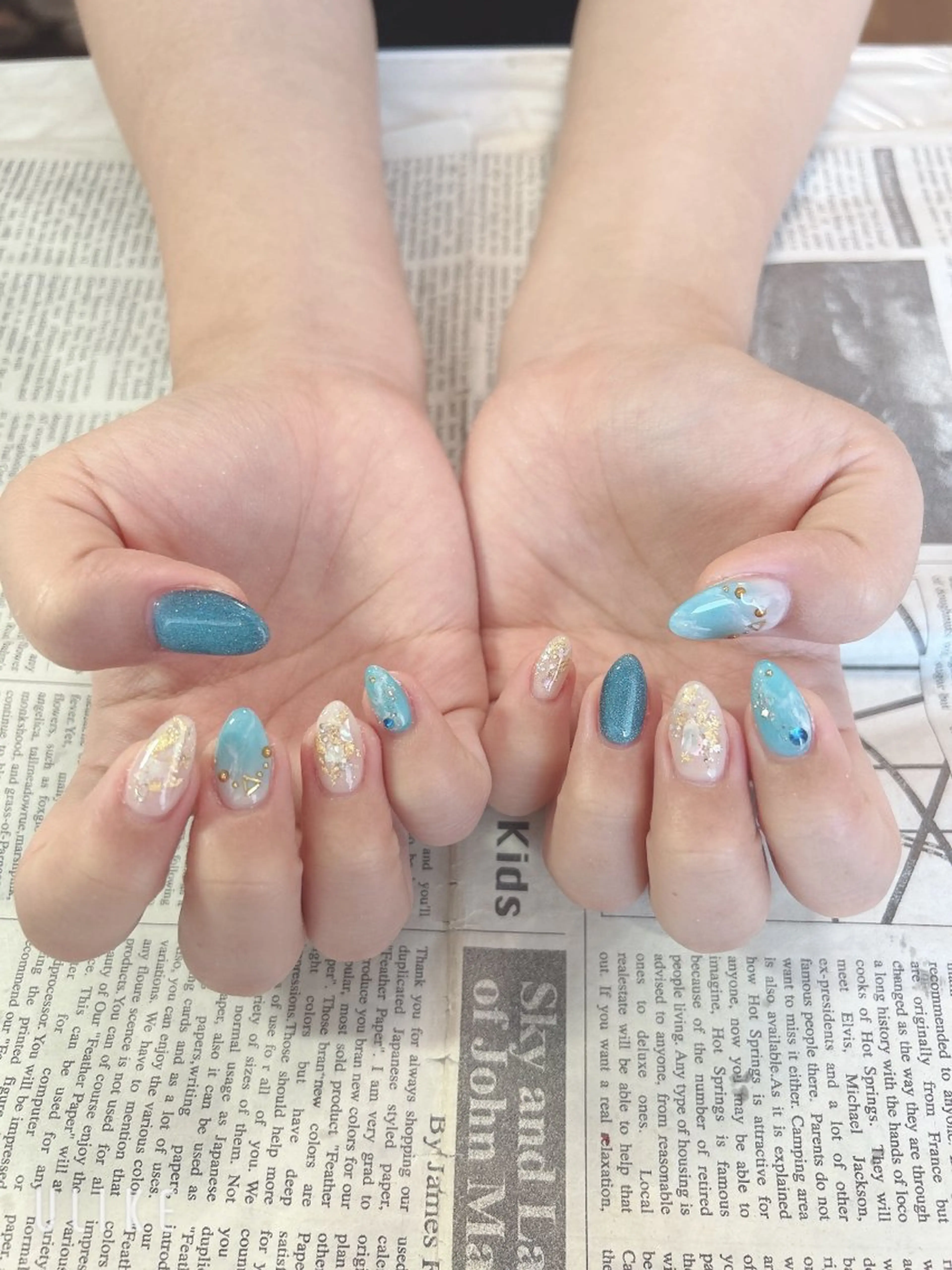 ネイル ハンドネイル ハンドケア 森山 舞のネイルデザイン