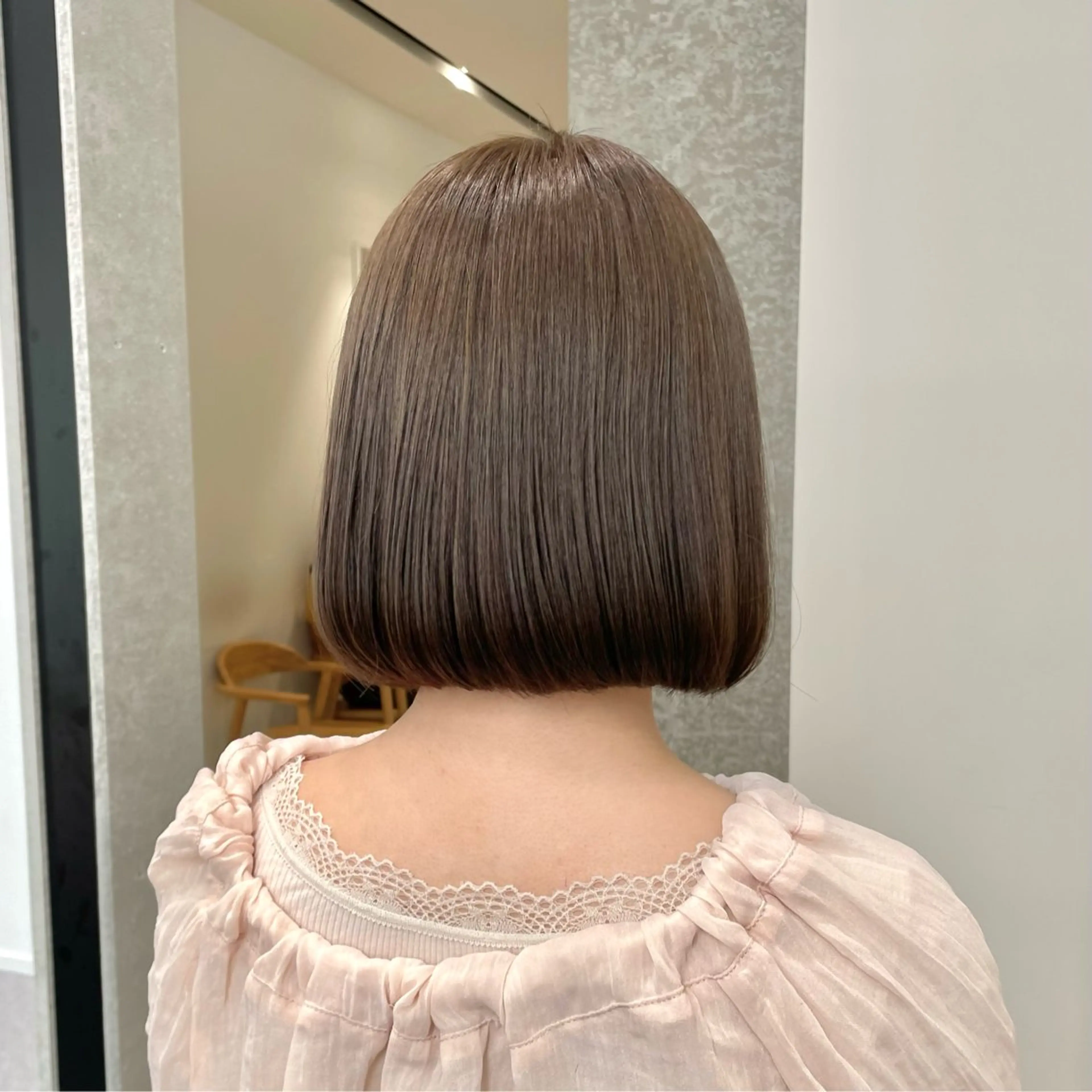 ショート カラー ベージュカラー 透明感カラー ボブ カット ヘアカラー トリートメント ベージュ🤎透明感 カラー🤎anriのヘアスタイル