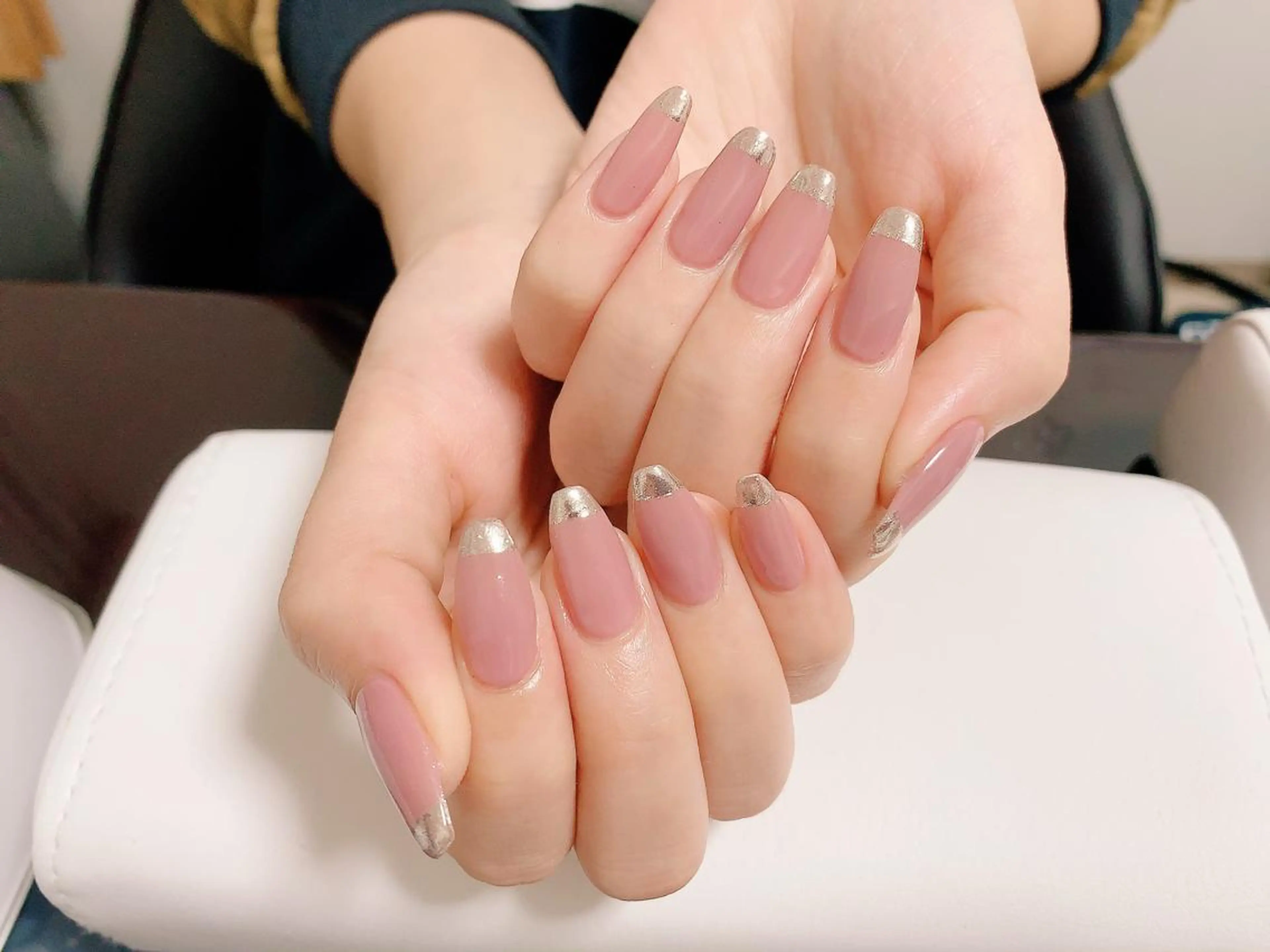 ネイル ミラーネイル シンプルネイル 💎JADE💎 齊藤沙也香のエステ・リラクイメージ