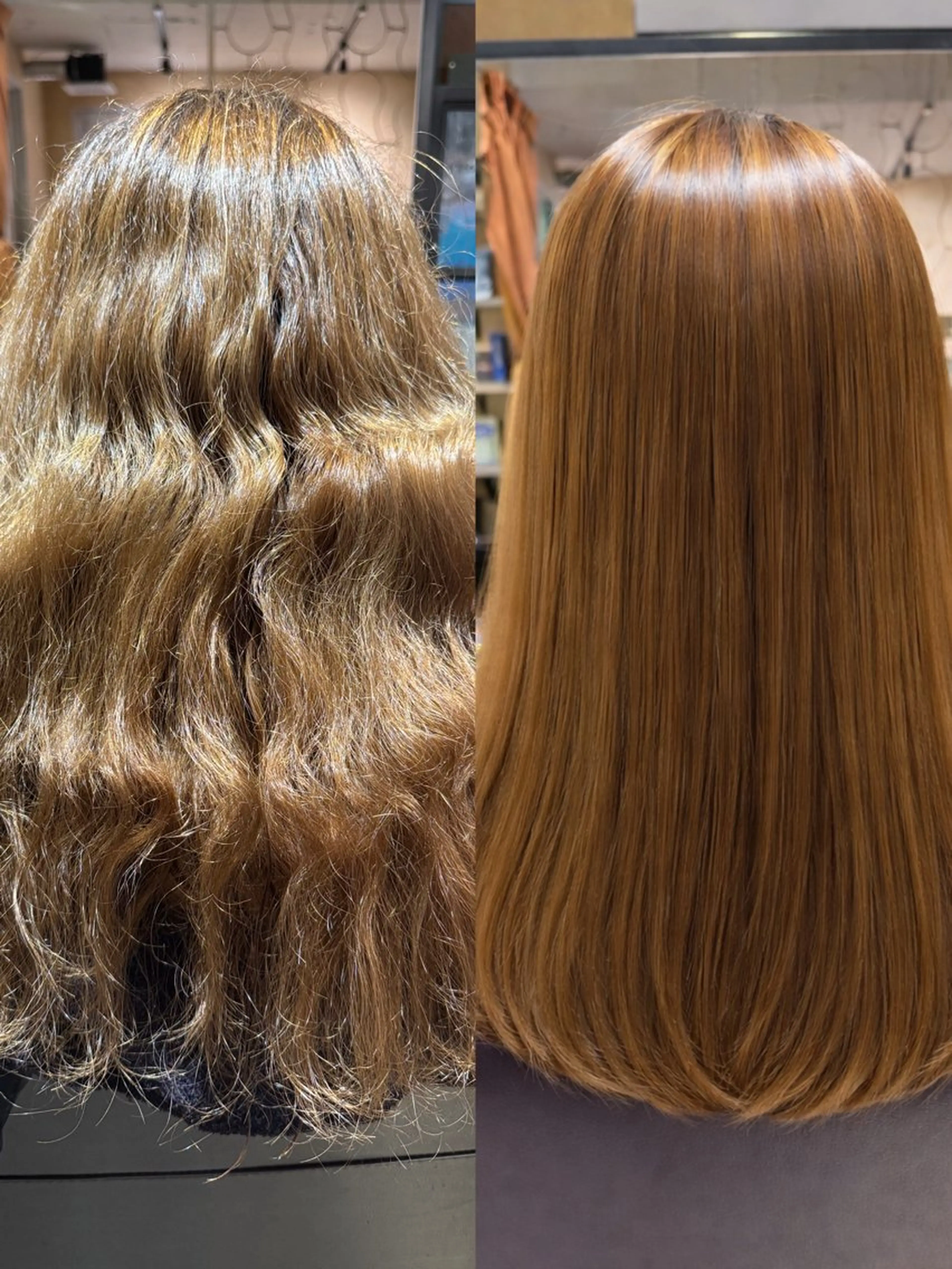 ロング カット 縮毛矯正 トリートメント ツヤ髪🫧似合わせ ✨あんどうゆうかのヘアスタイル