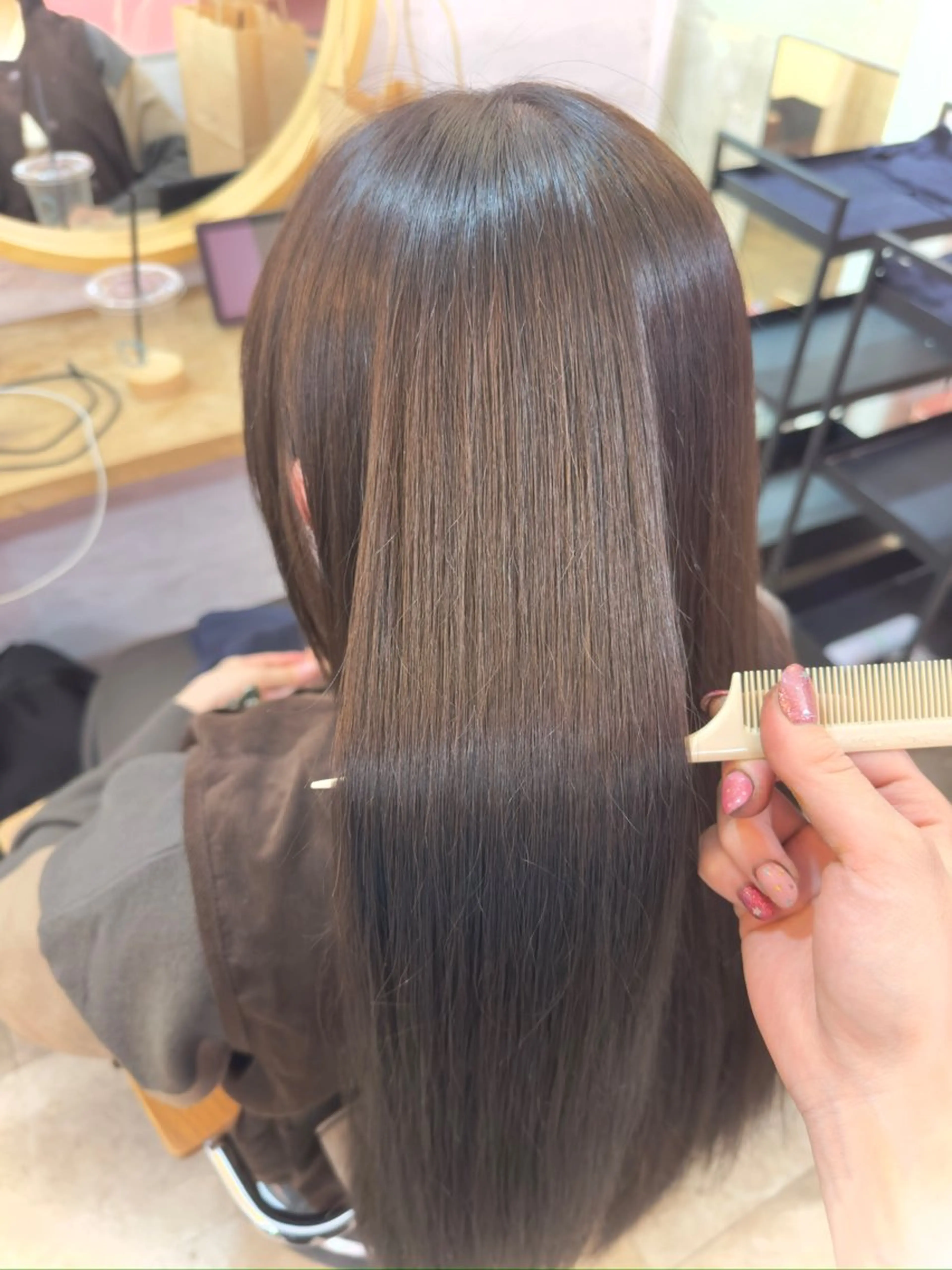 カラー ブラウンカラー 透明感カラー ヘアカラー トリートメント 🎀透明感カラー🎀 Kurumiのヘアスタイル