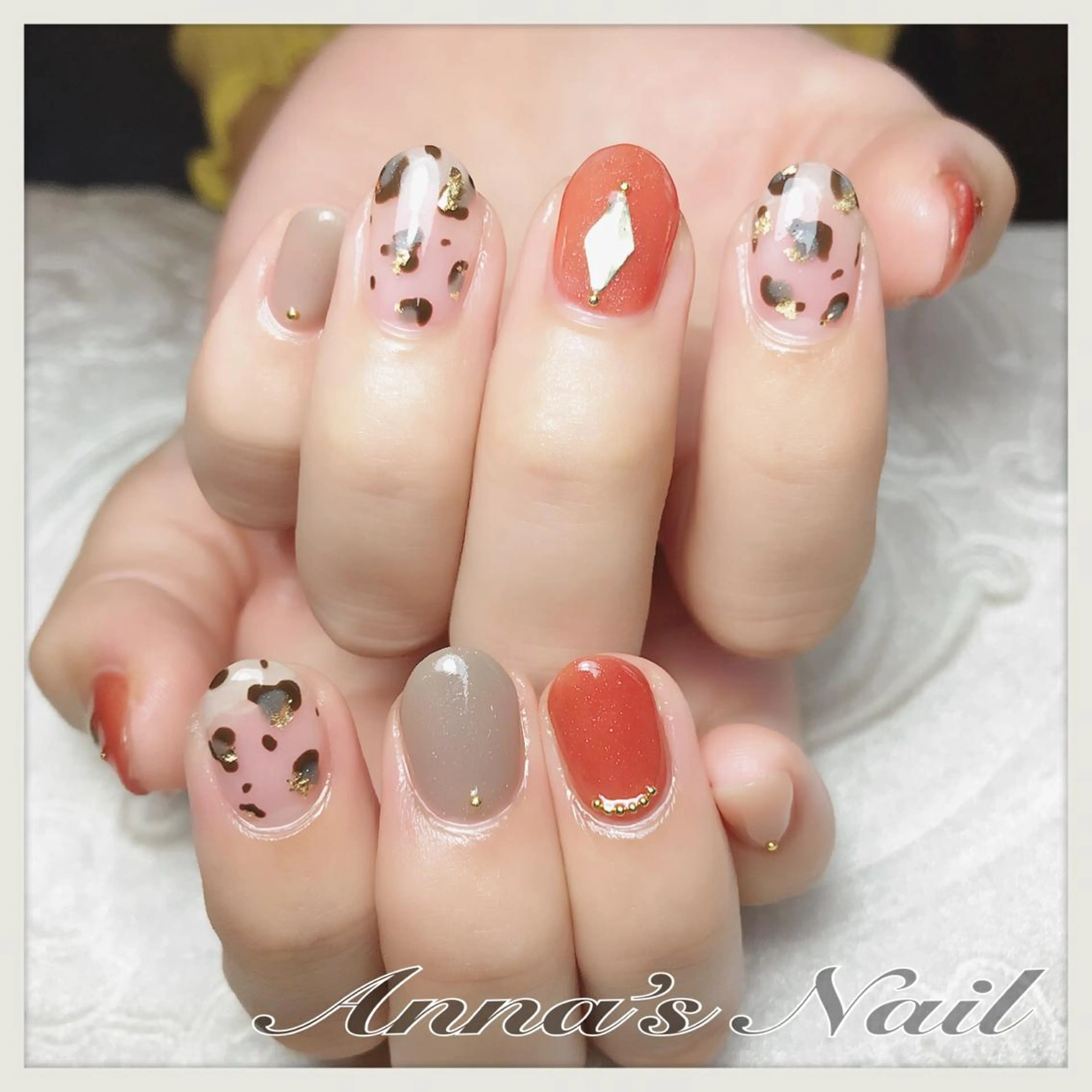 ネイル 清口 杏奈のネイルデザイン