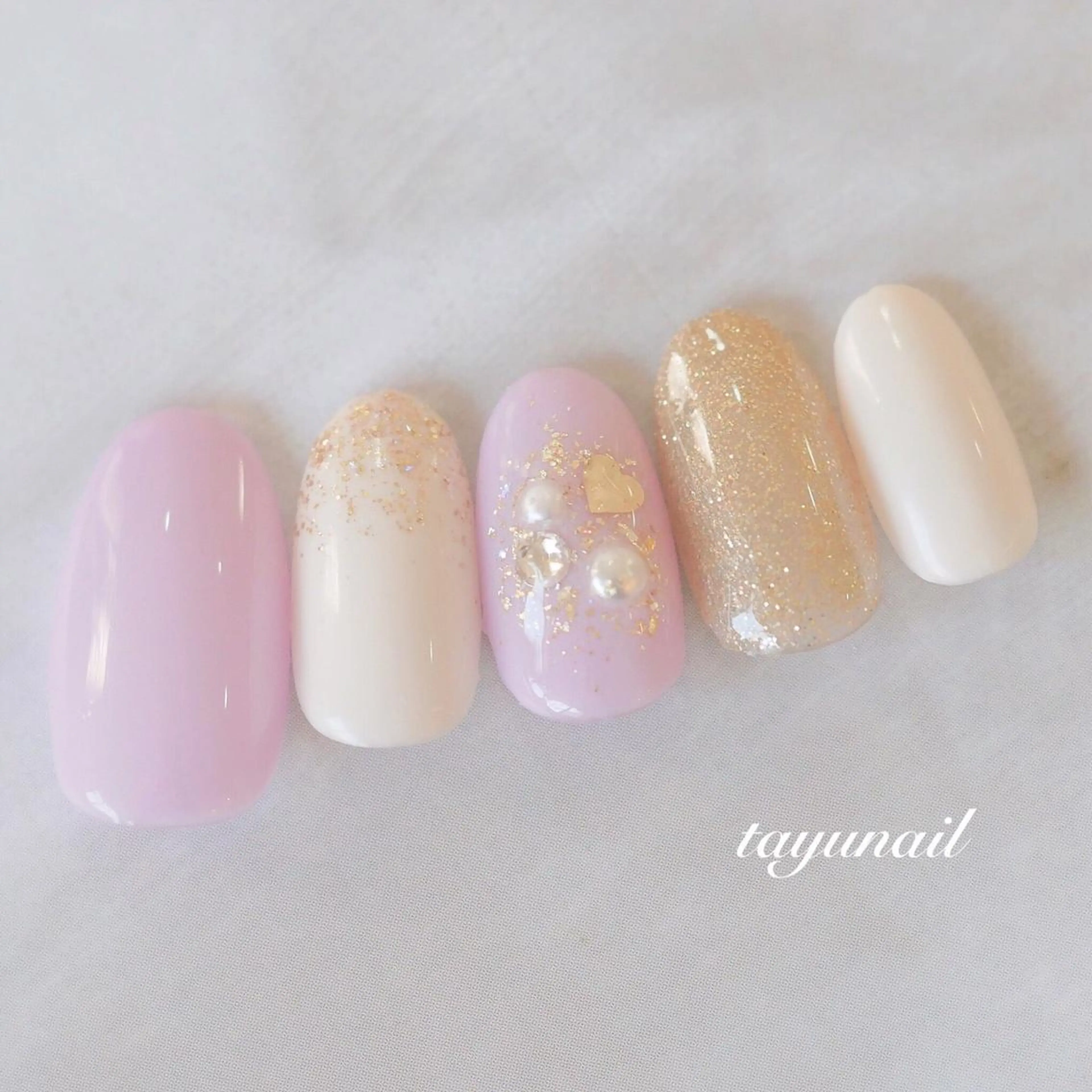 ネイル アートネイル ブルー ジェルネイル ニュアンスネイル ワンカラーネイル ハンドネイル ネイルサロン 【たゆnail】のネイルデザイン