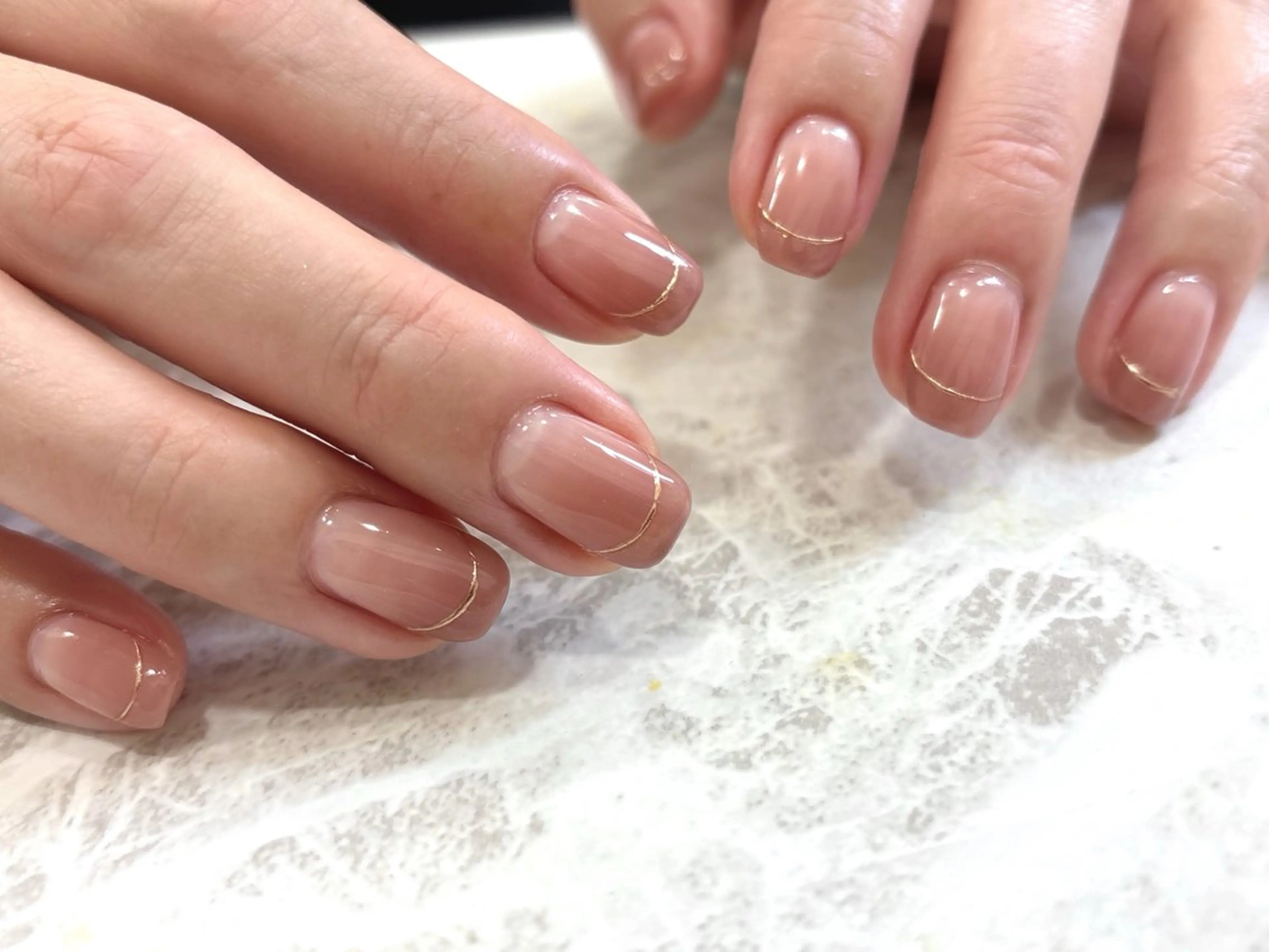 初回オフ無料❣️究極の美フォルム🌟グラデーションジェル(根本が伸びても目立ちません🌟)の写真