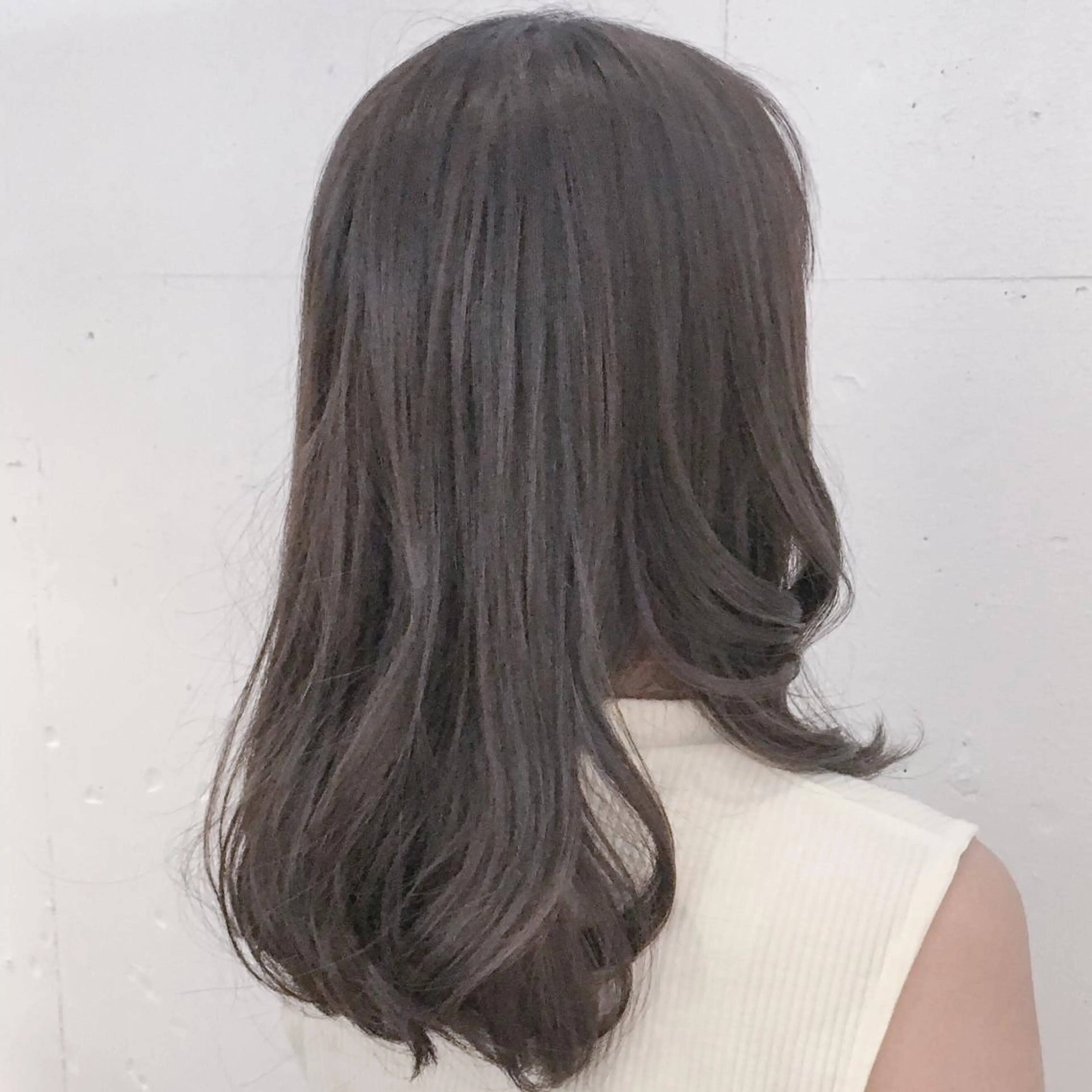 ロング カラー パーマ ヘアカラー トミタ アツシのヘアスタイル