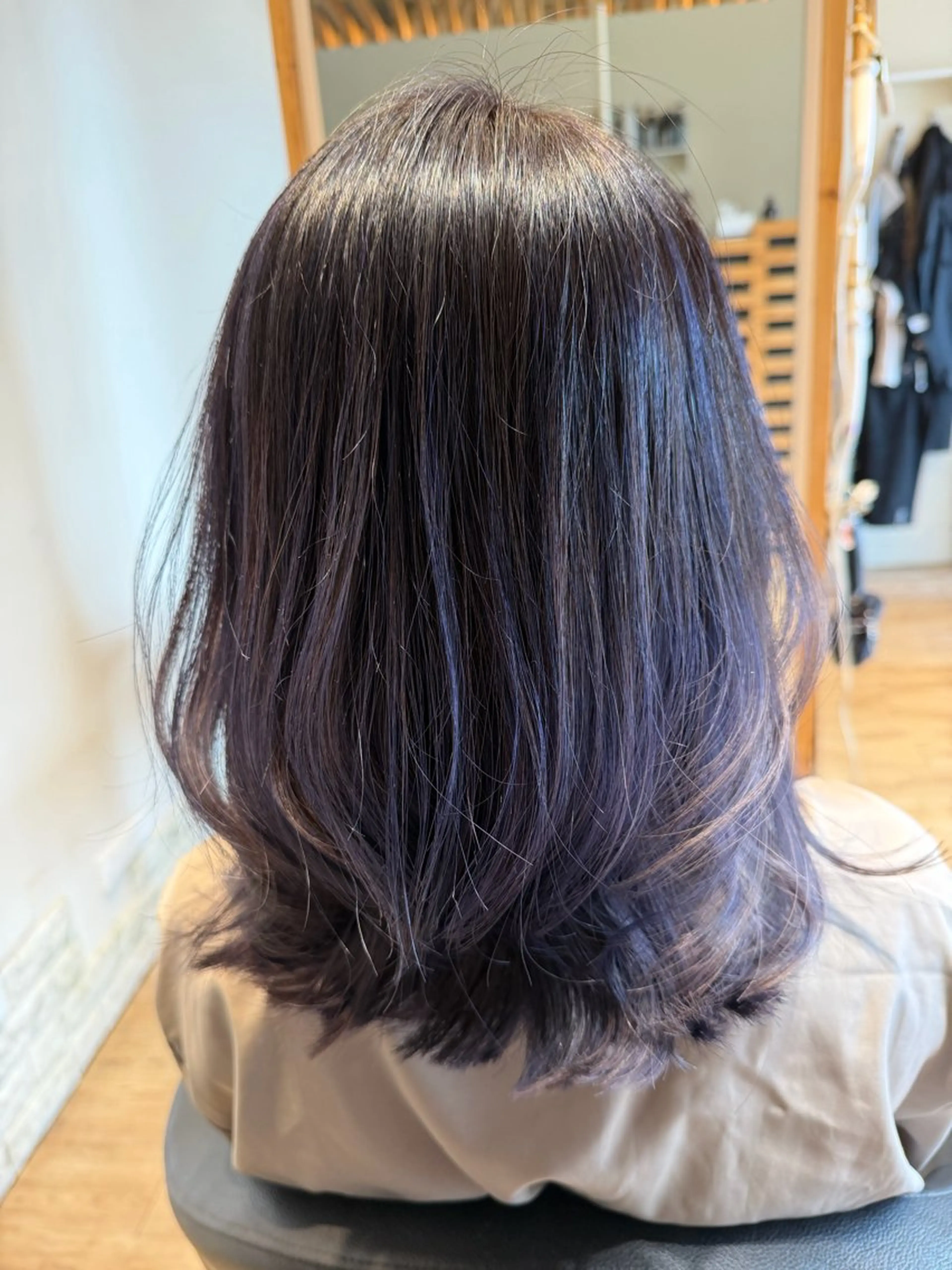 ミディアム ヘアカラー 関口 友行のヘアスタイル