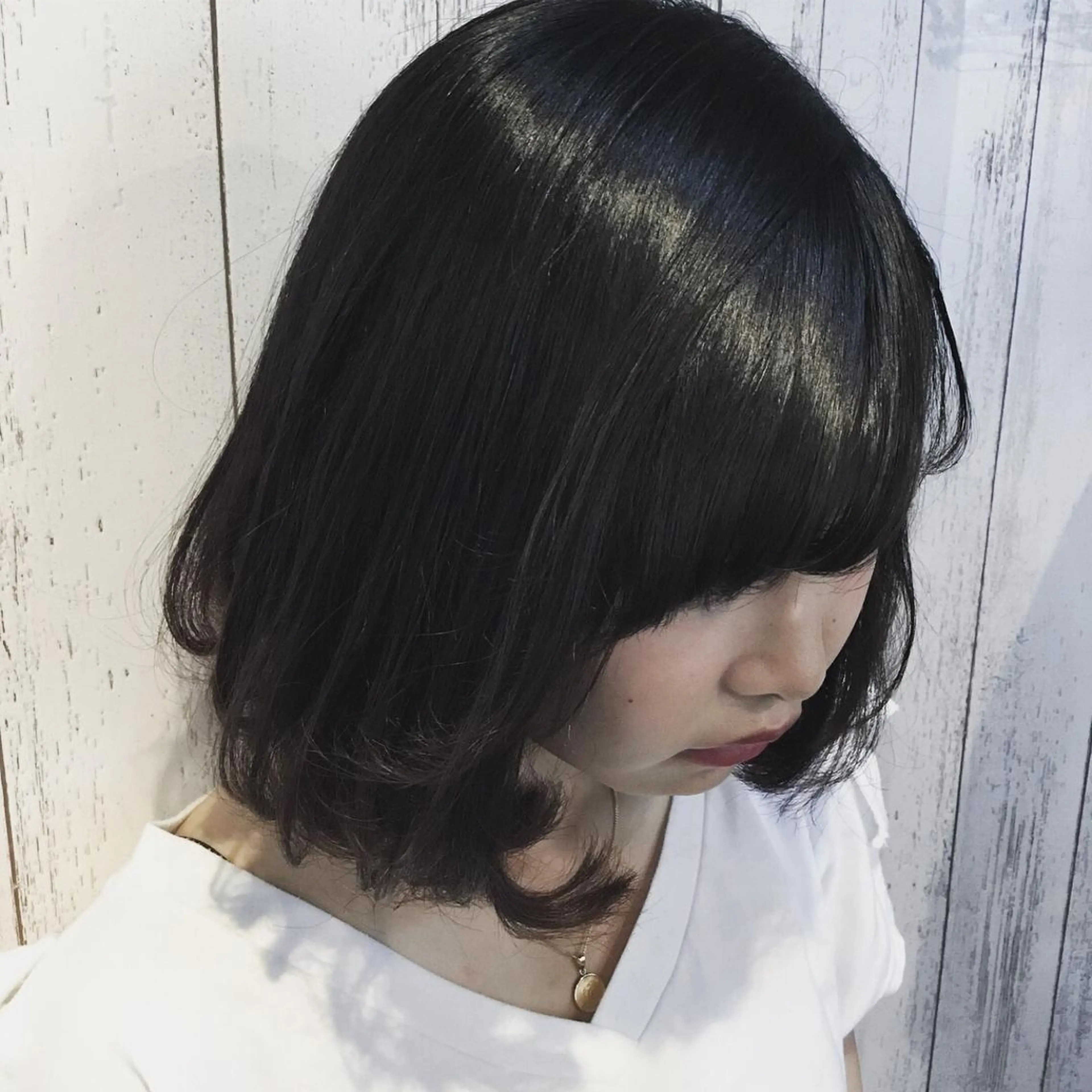 ミディアム 金崎 新吾のヘアスタイル