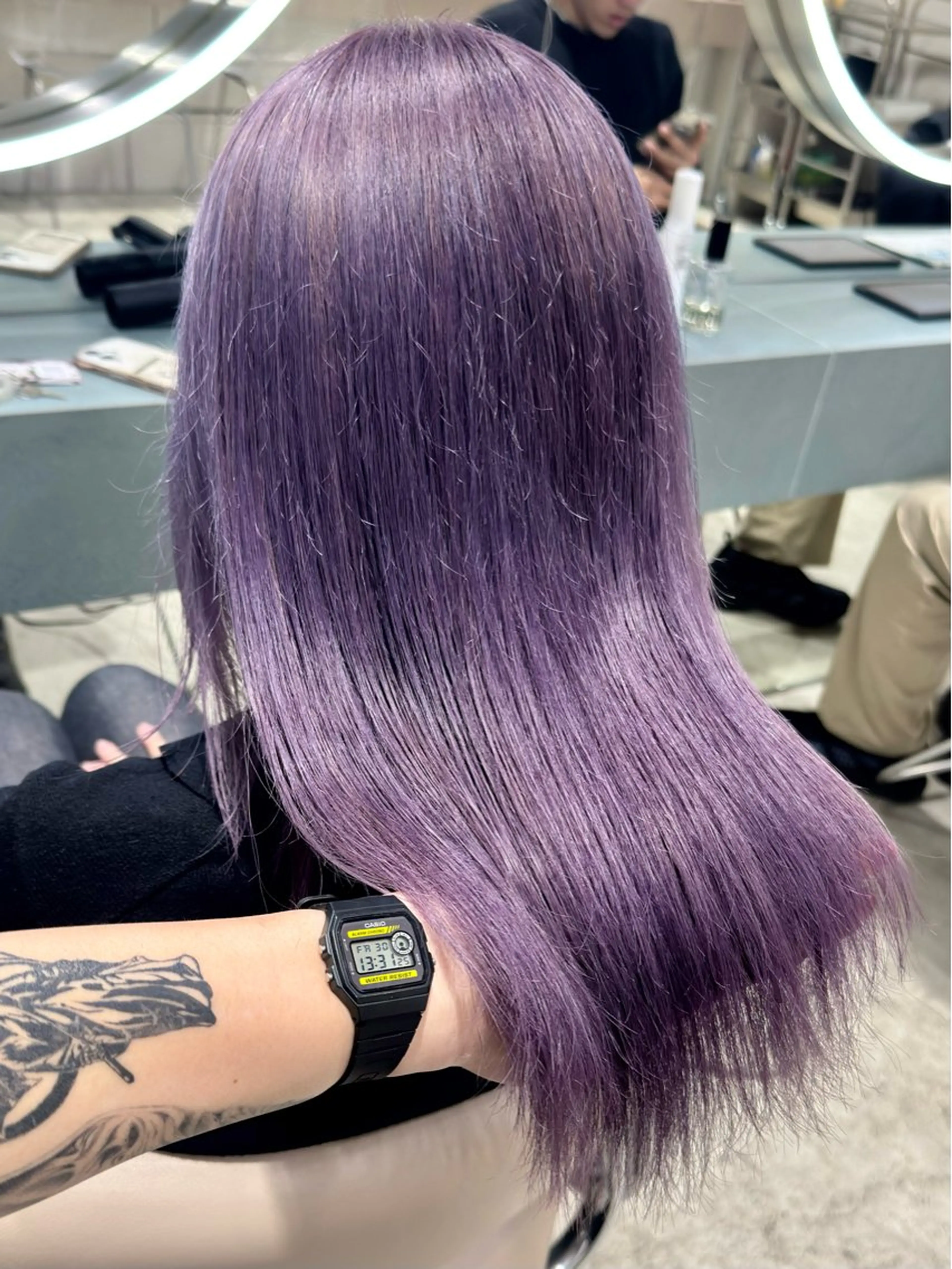 ミディアム カラー カット ヘアカラー 立川/レイヤー/ 複雑履歴/ 西川翔真のヘアスタイル